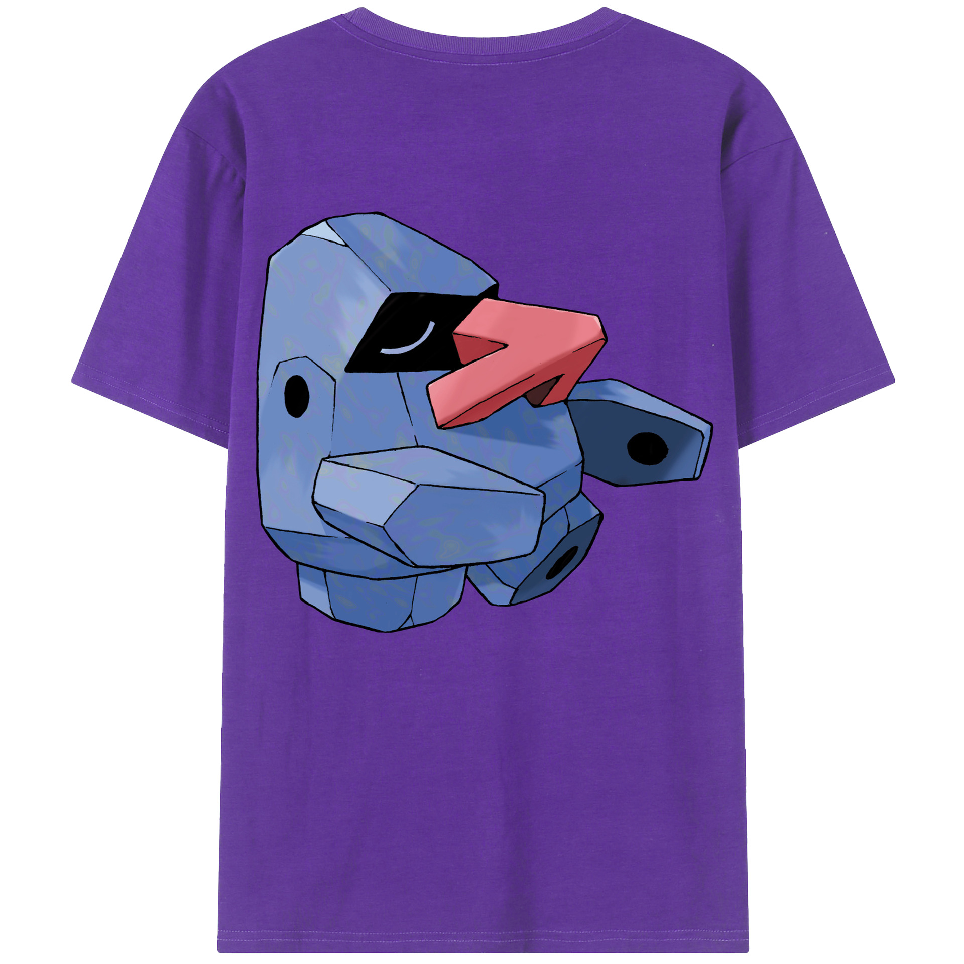 （画像用） ポケットモンスター Pokémon 綿100％ メンズ半袖Tシャツ（バックプリント） 通気性