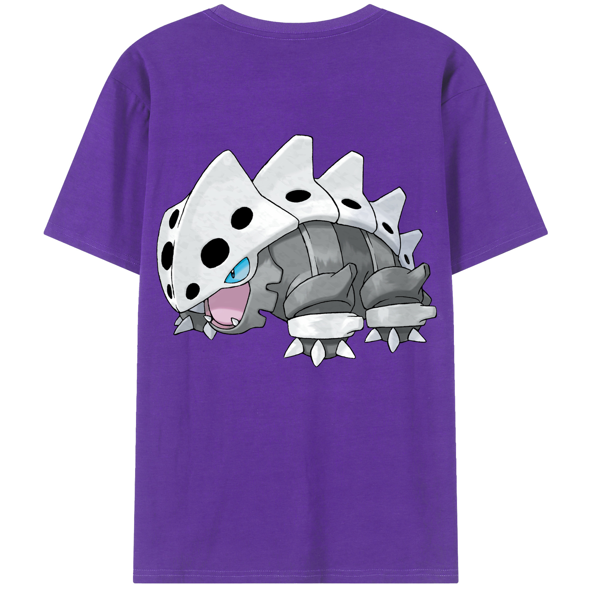 （画像用） ポケットモンスター Pokémon 綿100％ メンズ半袖Tシャツ（バックプリント） 通気性