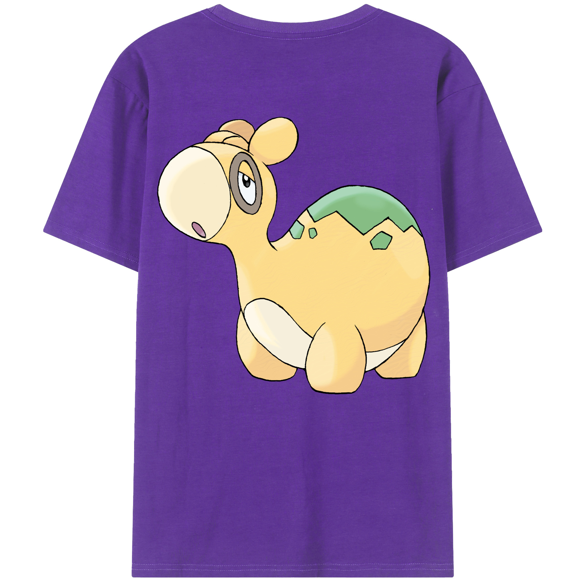 （画像用） ポケットモンスター Pokémon 綿100％ メンズ半袖Tシャツ（バックプリント） 通気性