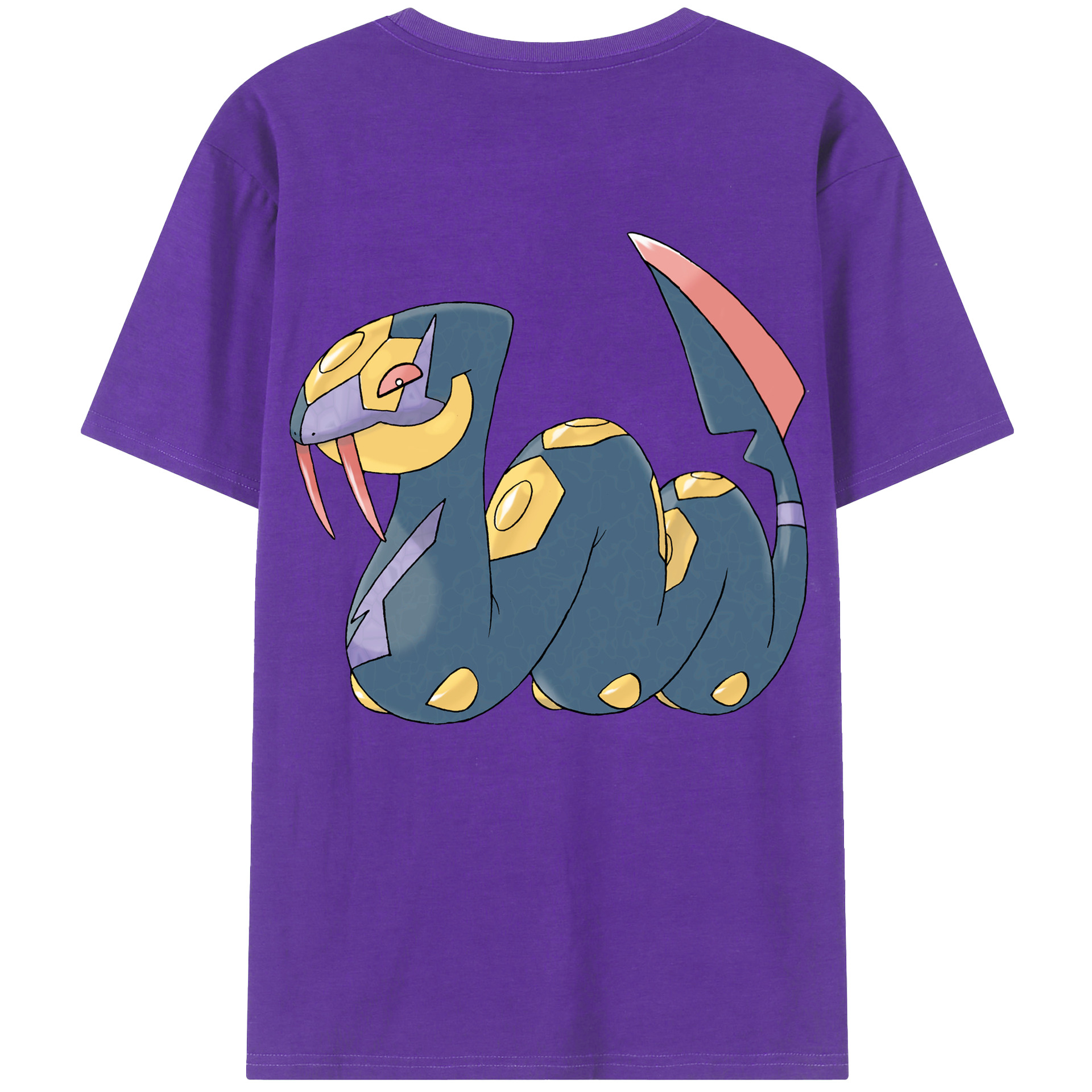 （画像用） ポケットモンスター Pokémon 綿100％ メンズ半袖Tシャツ（バックプリント） 通気性