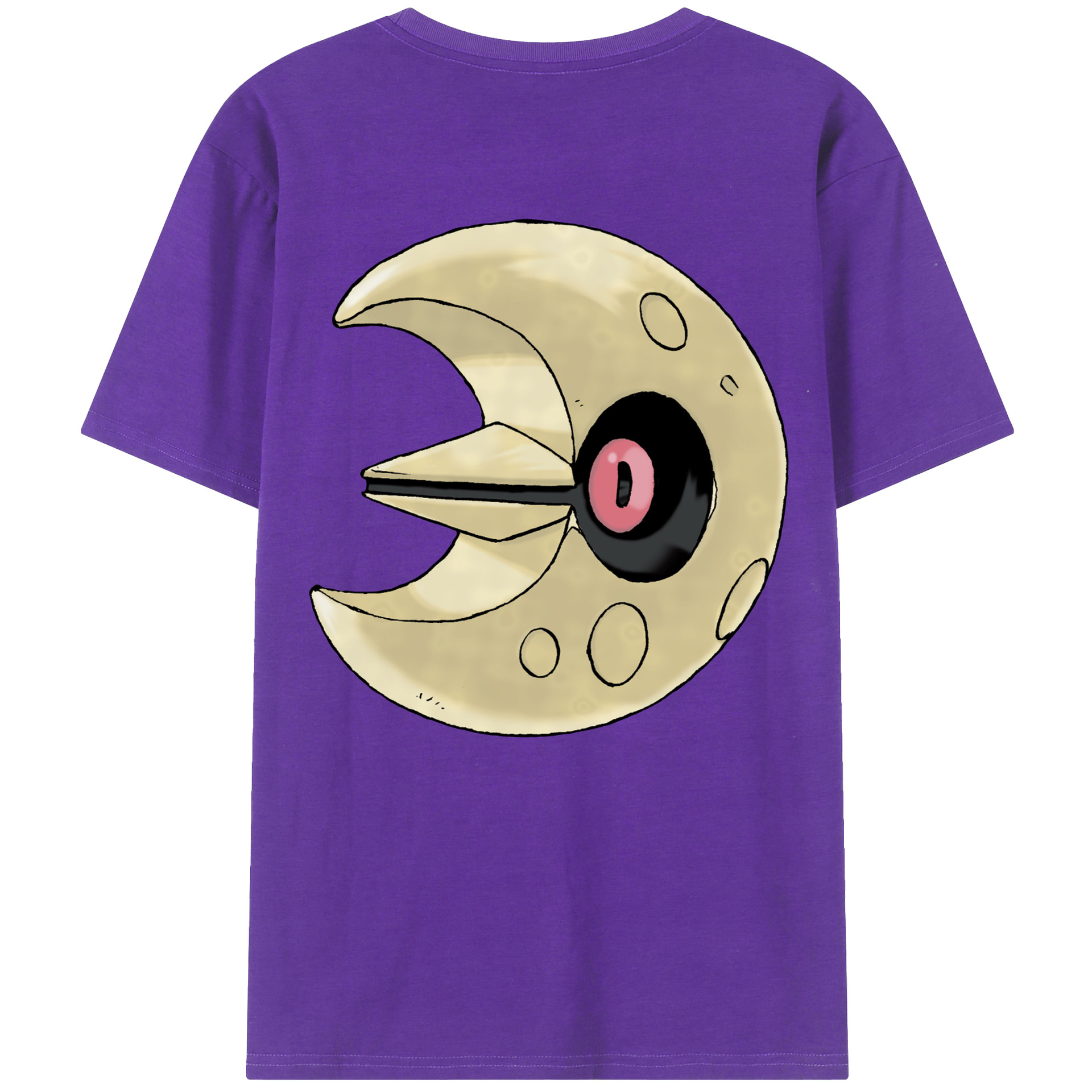 （画像用） ポケットモンスター Pokémon 綿100％ メンズ半袖Tシャツ（バックプリント） 通気性