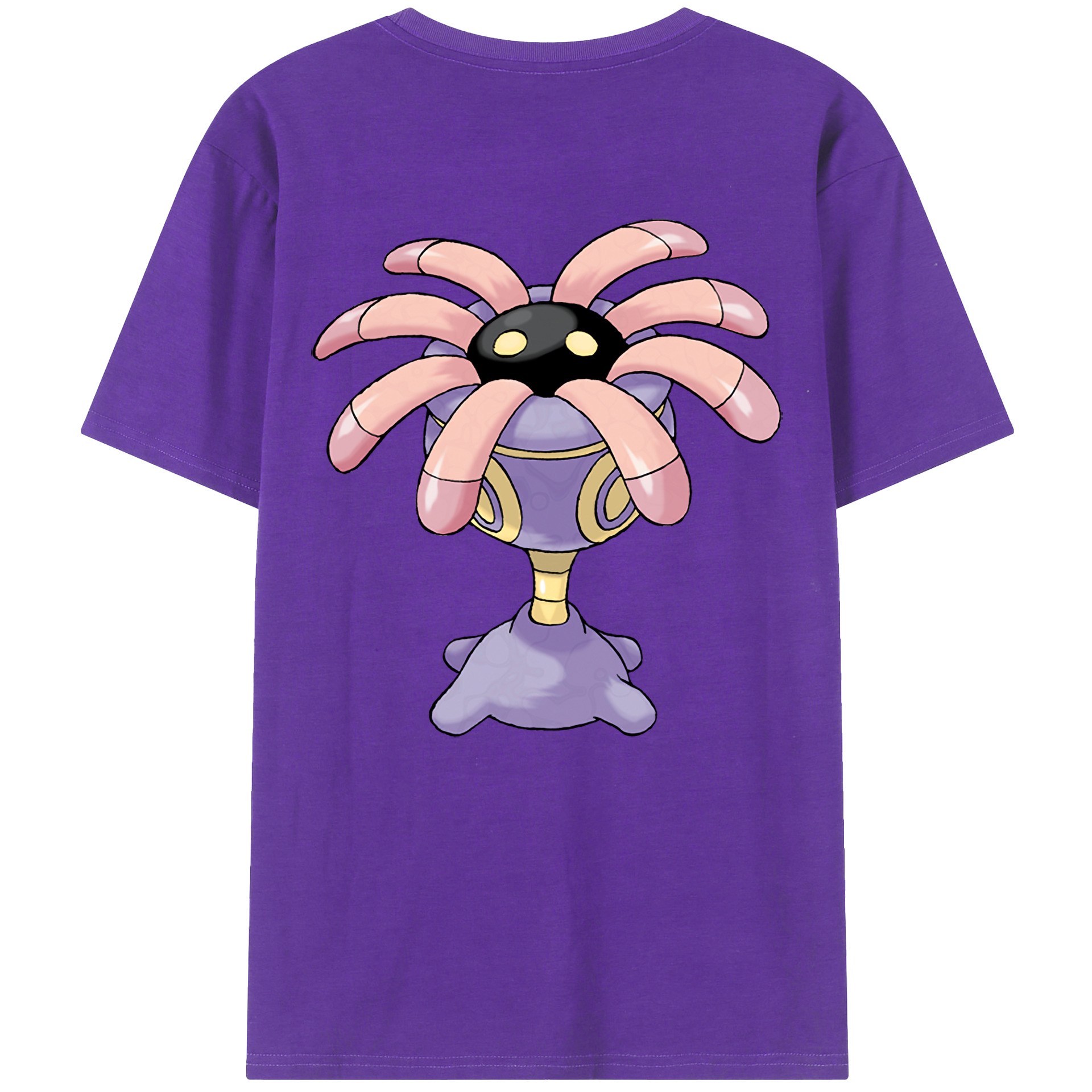 （画像用） ポケットモンスター Pokémon 綿100％ メンズ半袖Tシャツ（バックプリント） 通気性