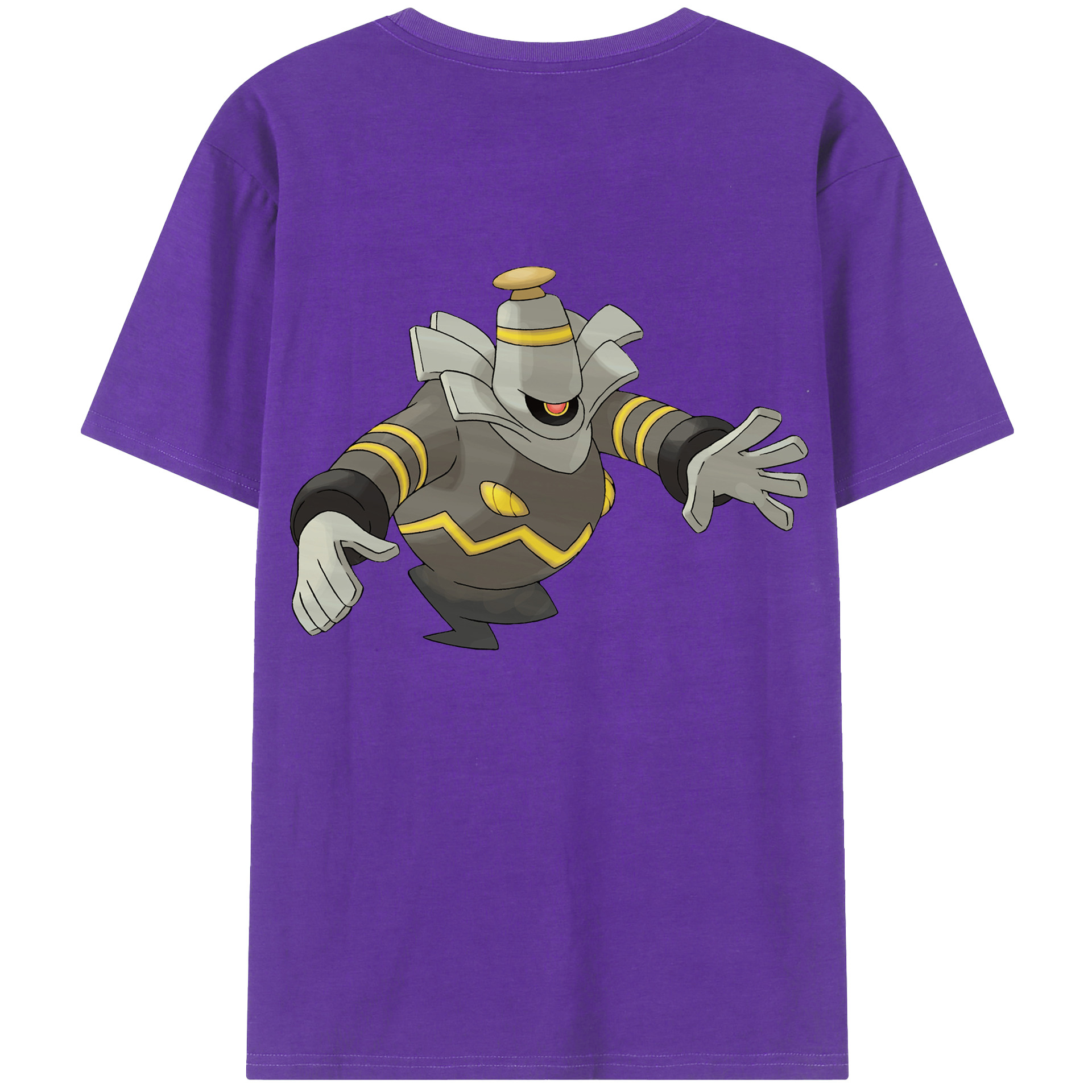 （画像用） ポケットモンスター Pokémon 綿100％ メンズ半袖Tシャツ（バックプリント） 通気性