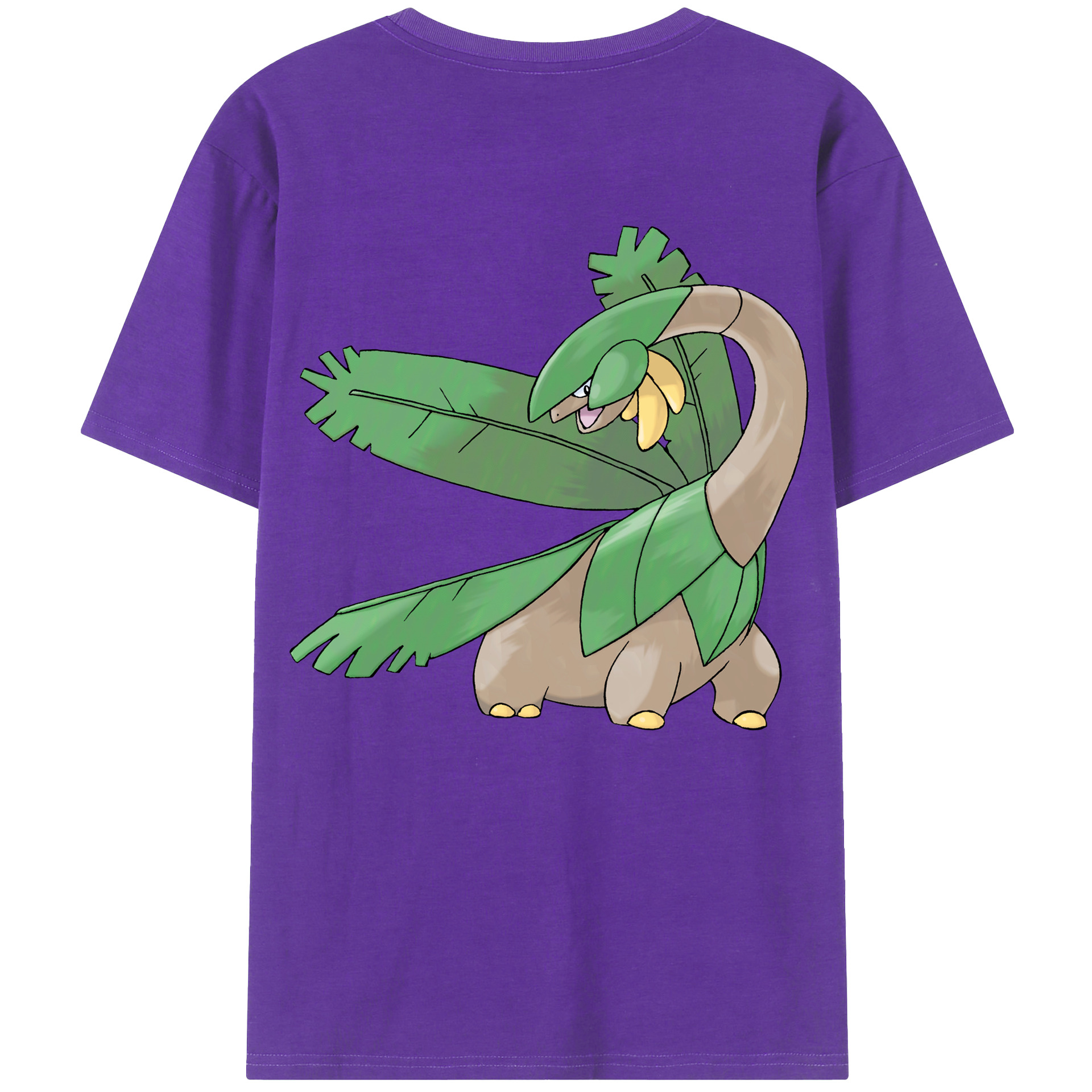 （画像用） ポケットモンスター Pokémon 綿100％ メンズ半袖Tシャツ（バックプリント） 通気性