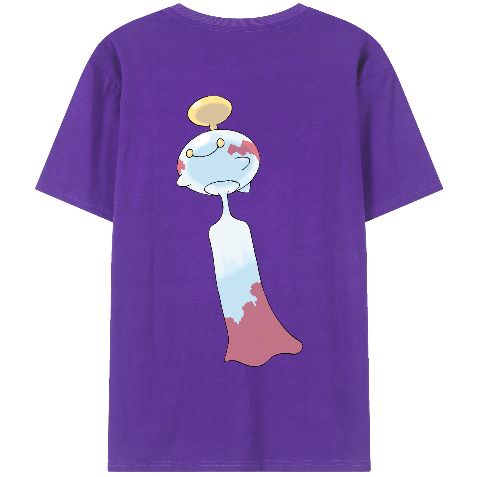 （画像用） ポケットモンスター Pokémon 綿100％ メンズ半袖Tシャツ（バックプリント） 通気性
