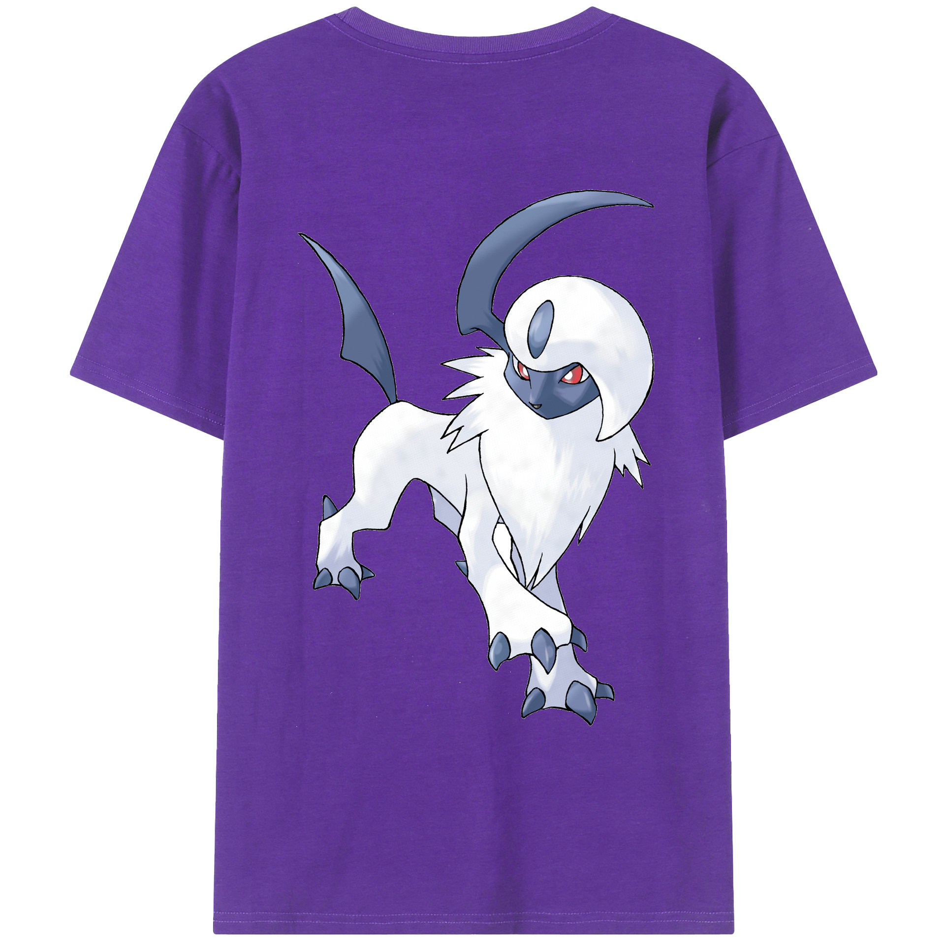 （画像用） ポケットモンスター Pokémon 綿100％ メンズ半袖Tシャツ（バックプリント） 通気性