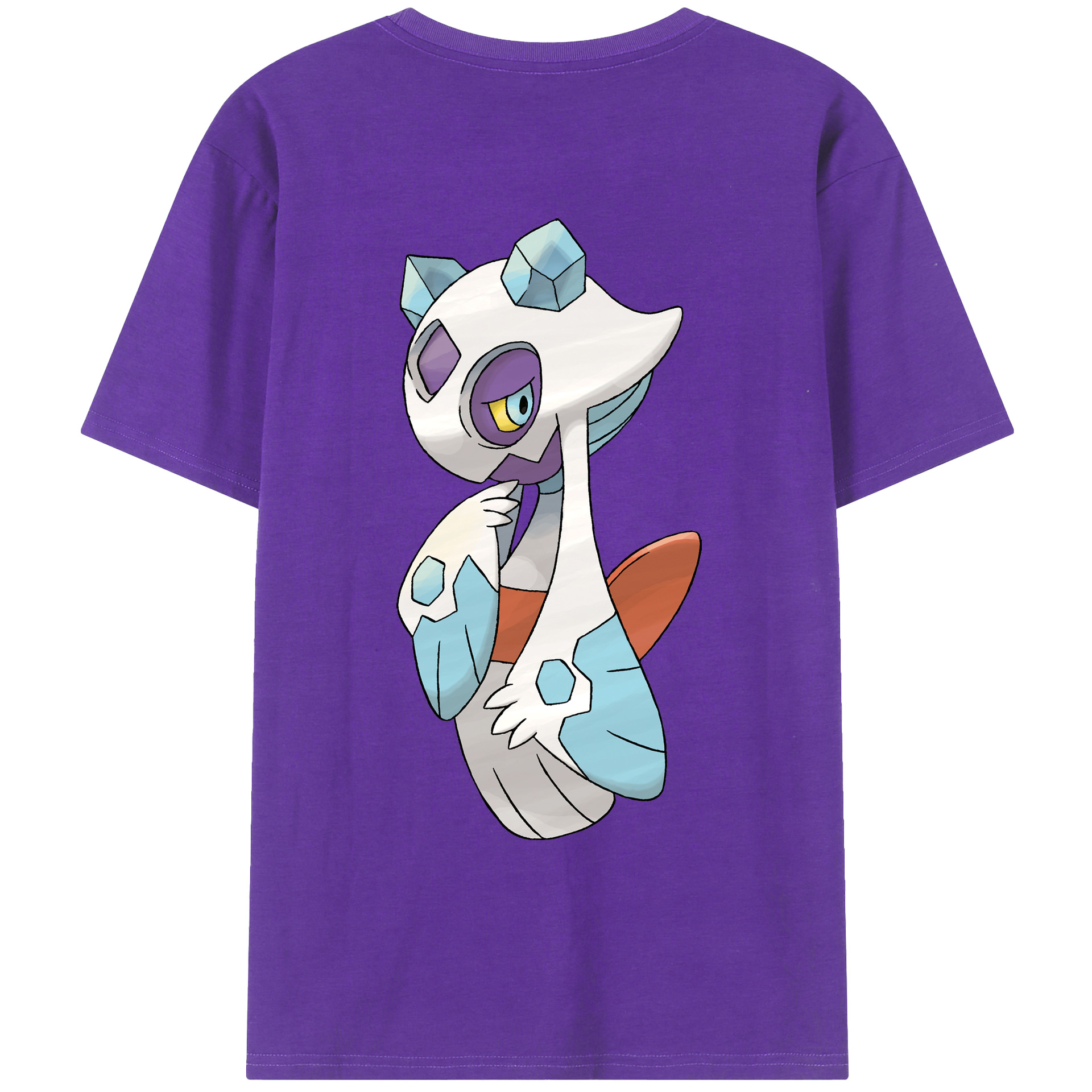 （画像用） ポケットモンスター Pokémon 綿100％ メンズ半袖Tシャツ（バックプリント） 通気性