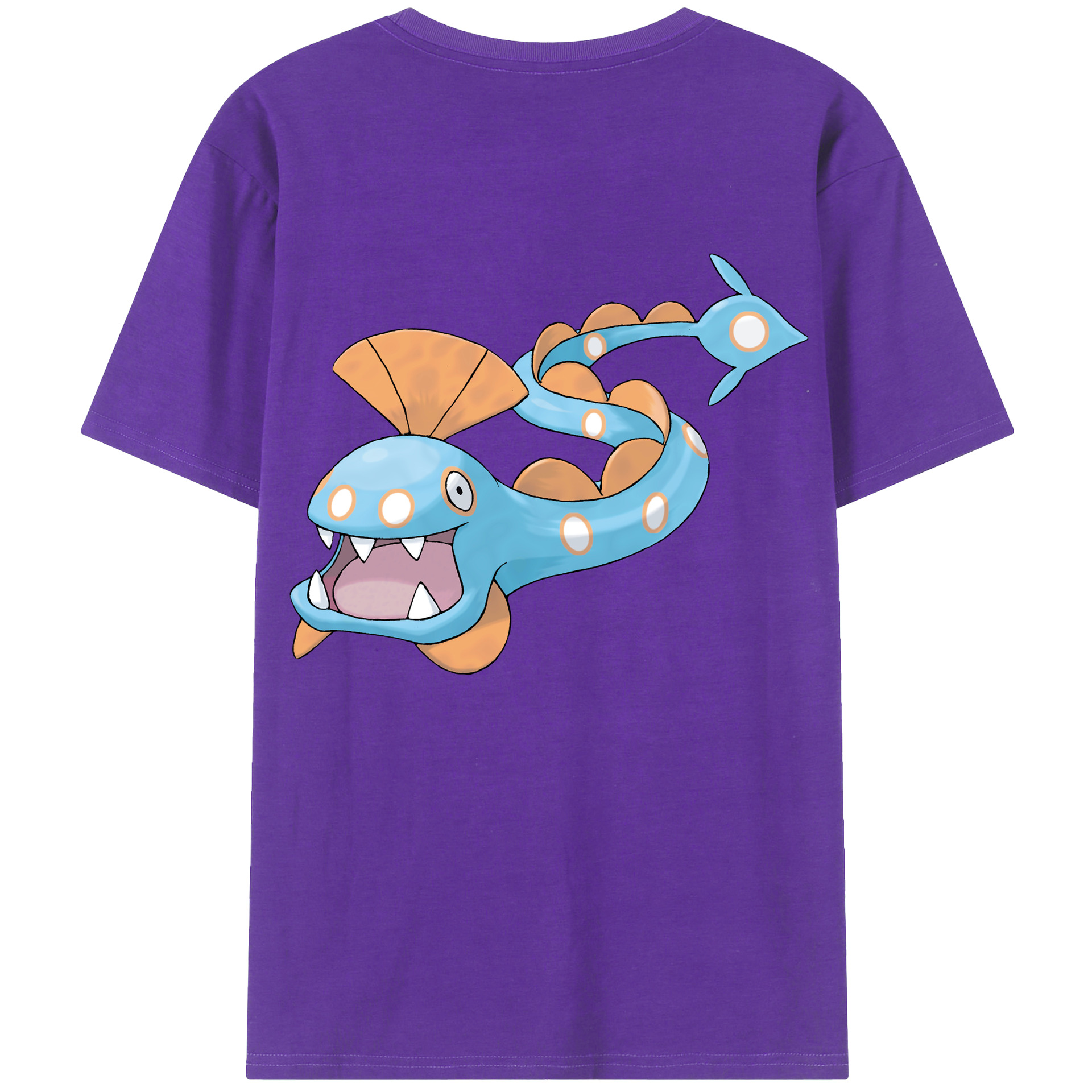 （画像用） ポケットモンスター Pokémon 綿100％ メンズ半袖Tシャツ（バックプリント） 通気性