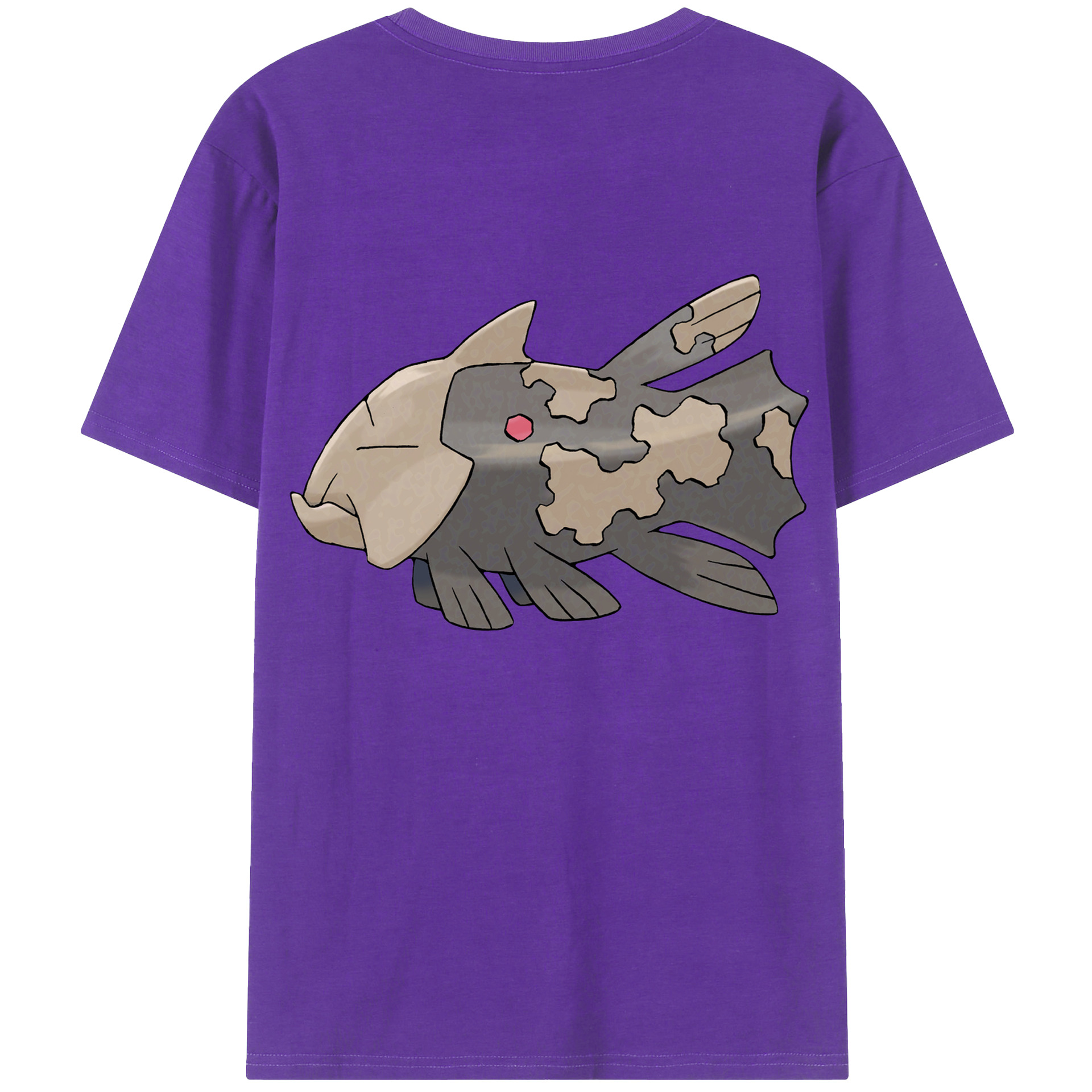 （画像用） ポケットモンスター Pokémon 綿100％ メンズ半袖Tシャツ（バックプリント） 通気性