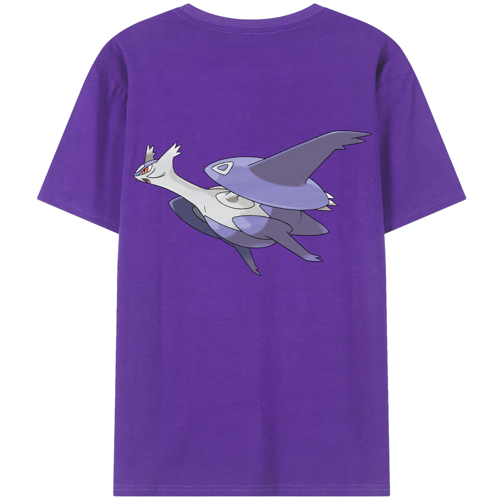 （画像用） ポケットモンスター Pokémon 綿100％ メンズ半袖Tシャツ（バックプリント） 通気性