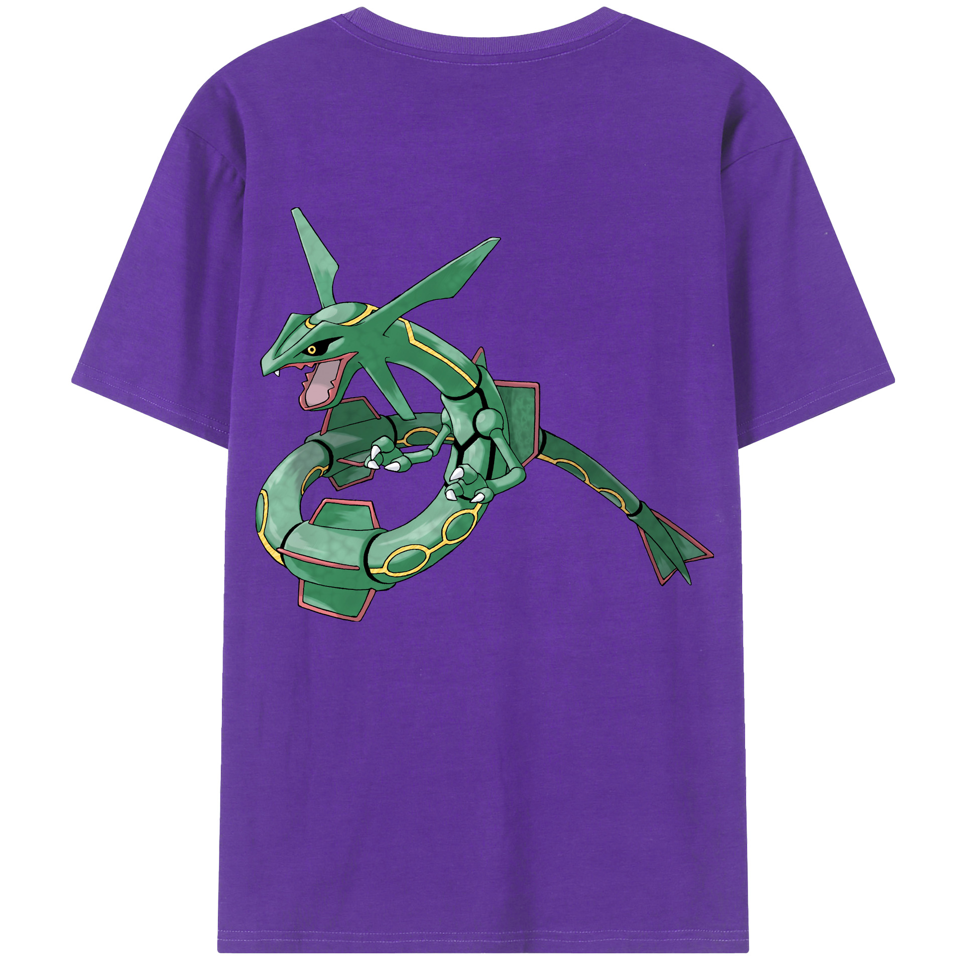 （画像用） ポケットモンスター Pokémon 綿100％ メンズ半袖Tシャツ（バックプリント） 通気性