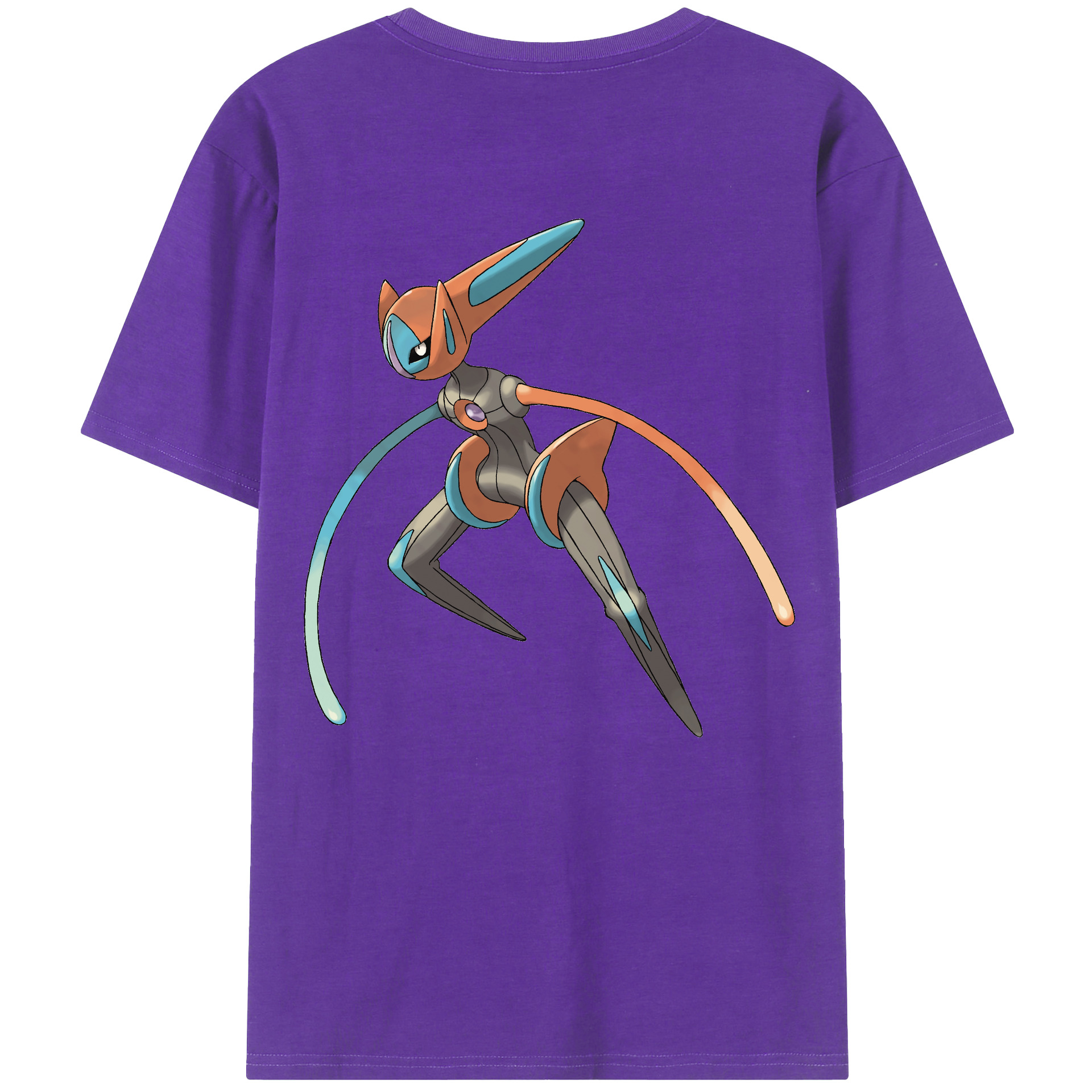 （画像用） ポケットモンスター Pokémon 綿100％ メンズ半袖Tシャツ（バックプリント） 通気性