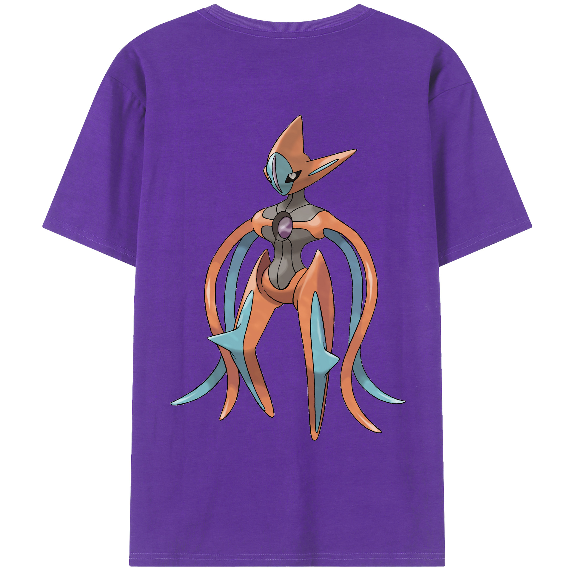 （画像用） ポケットモンスター Pokémon 綿100％ メンズ半袖Tシャツ（バックプリント） 通気性
