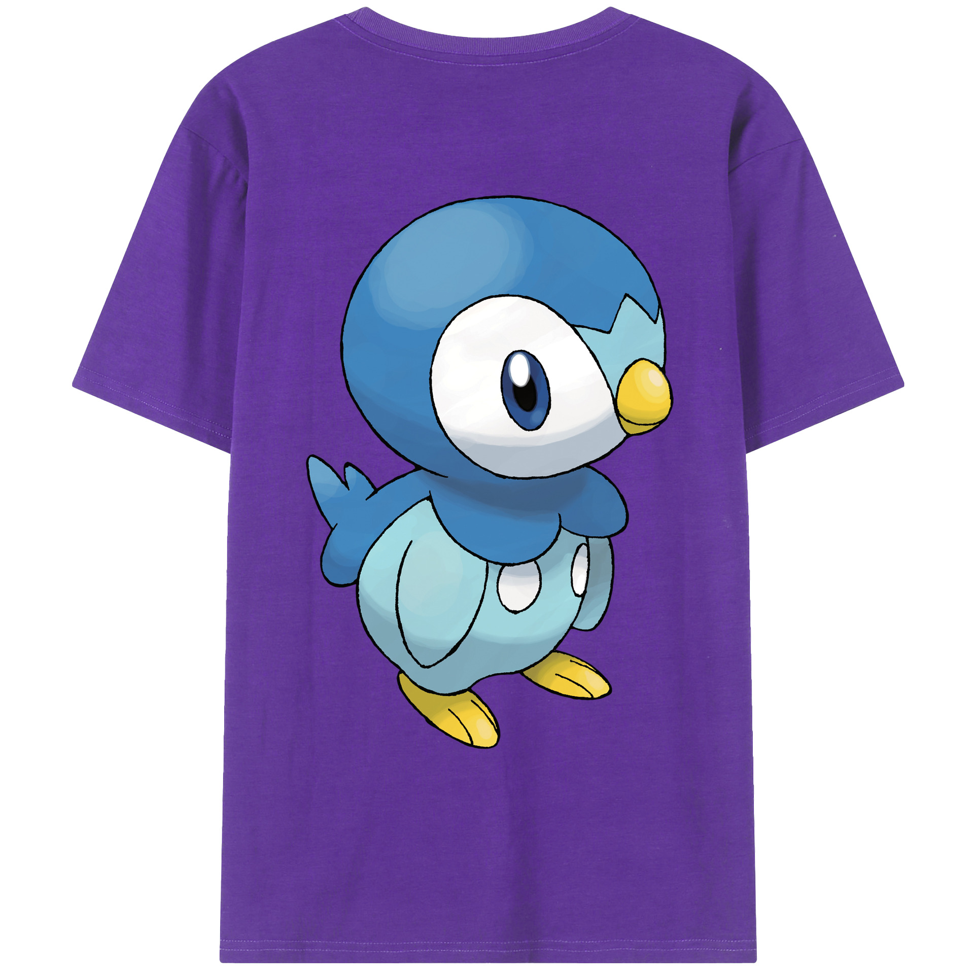 ポケットモンスター Pokémon 綿100％ メンズ半袖Tシャツ（バックプリント） 通気性
