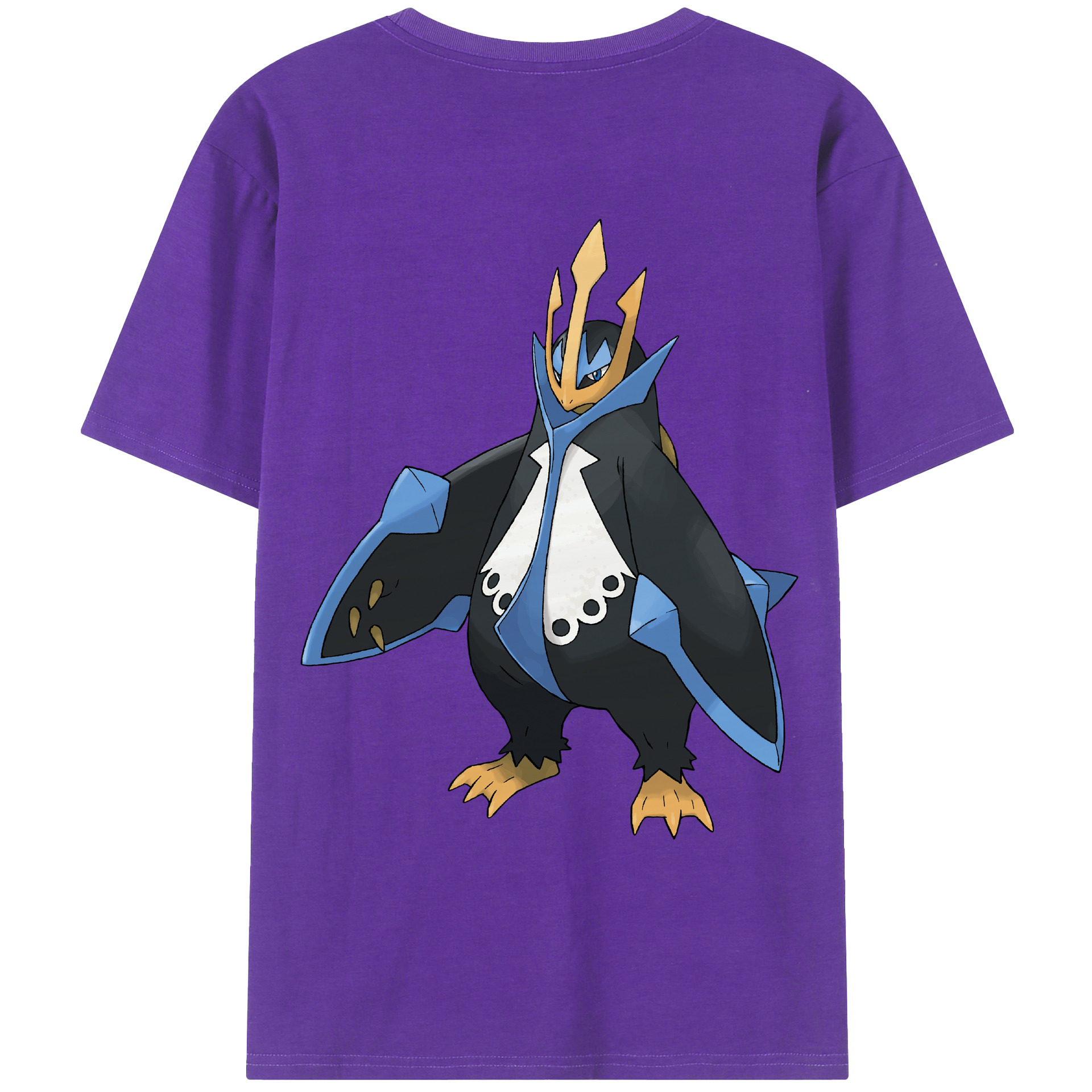 （画像用） ポケットモンスター Pokémon 綿100％ メンズ半袖Tシャツ（バックプリント） 通気性