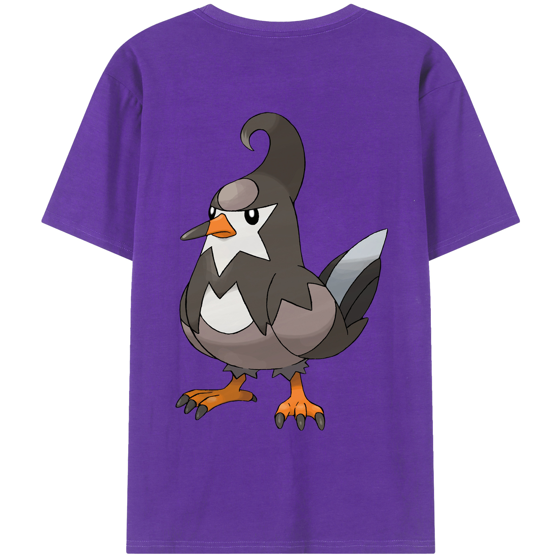 （画像用） ポケットモンスター Pokémon 綿100％ メンズ半袖Tシャツ（バックプリント） 通気性