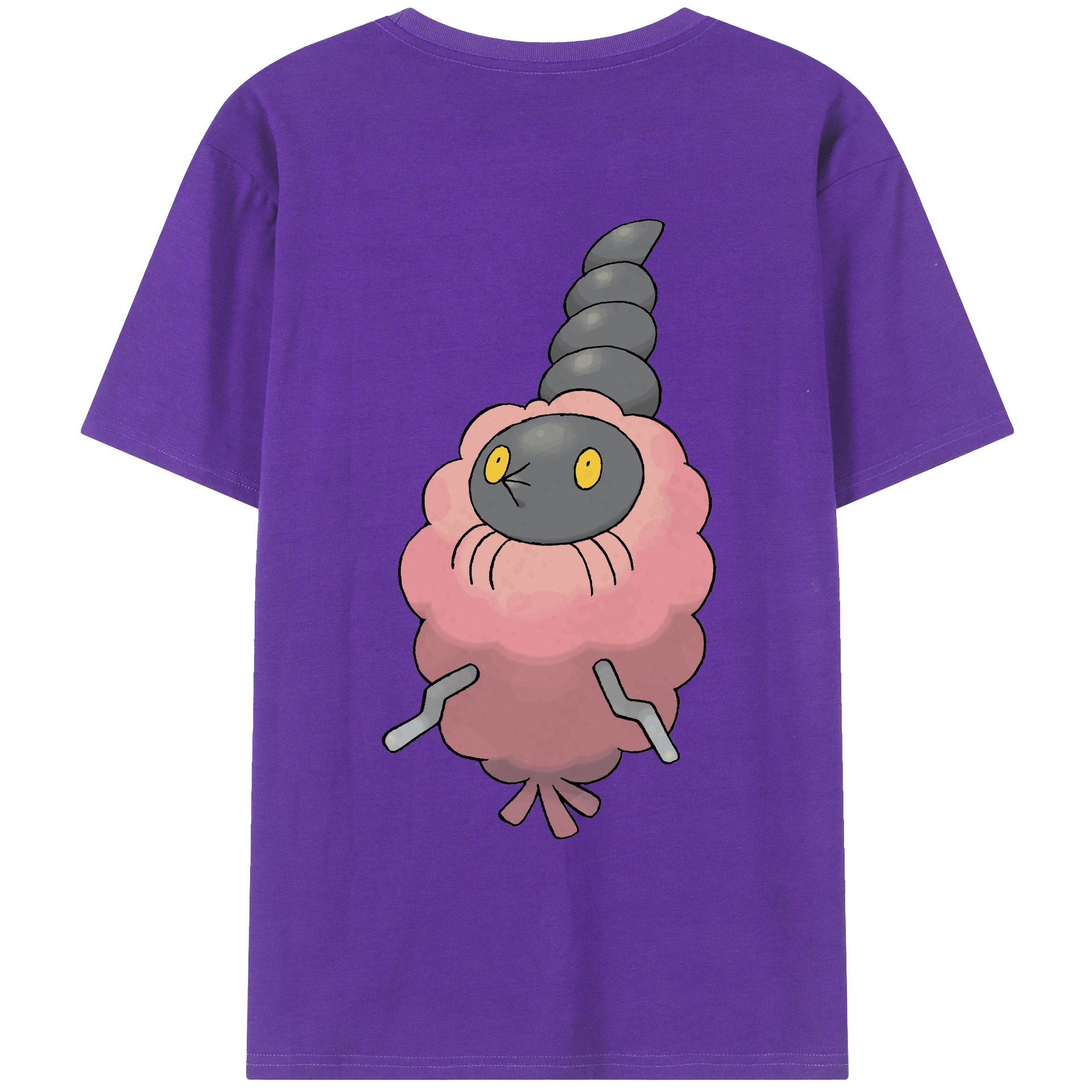 （画像用） ポケットモンスター Pokémon 綿100％ メンズ半袖Tシャツ（バックプリント） 通気性