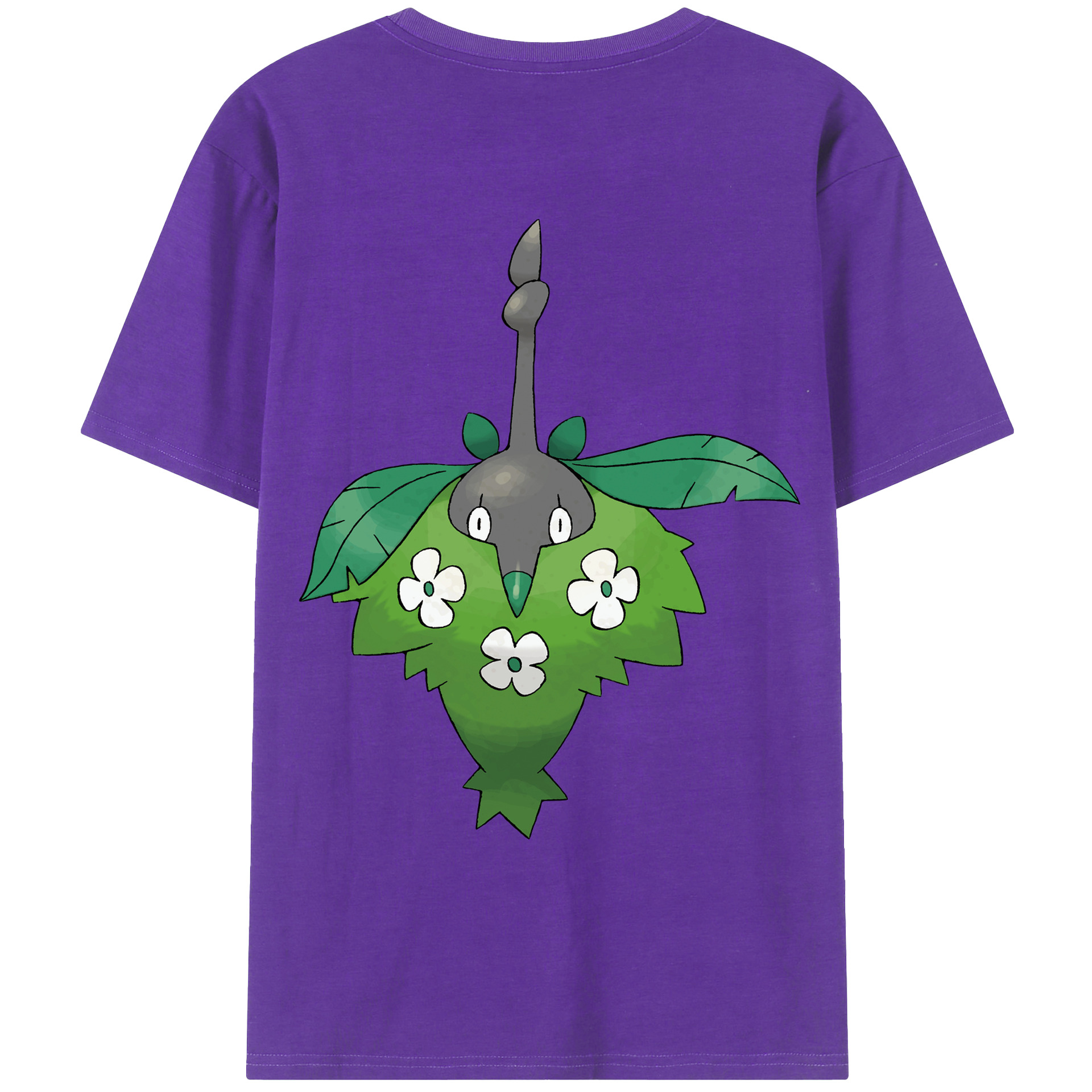（画像用） ポケットモンスター Pokémon 綿100％ メンズ半袖Tシャツ（バックプリント） 通気性