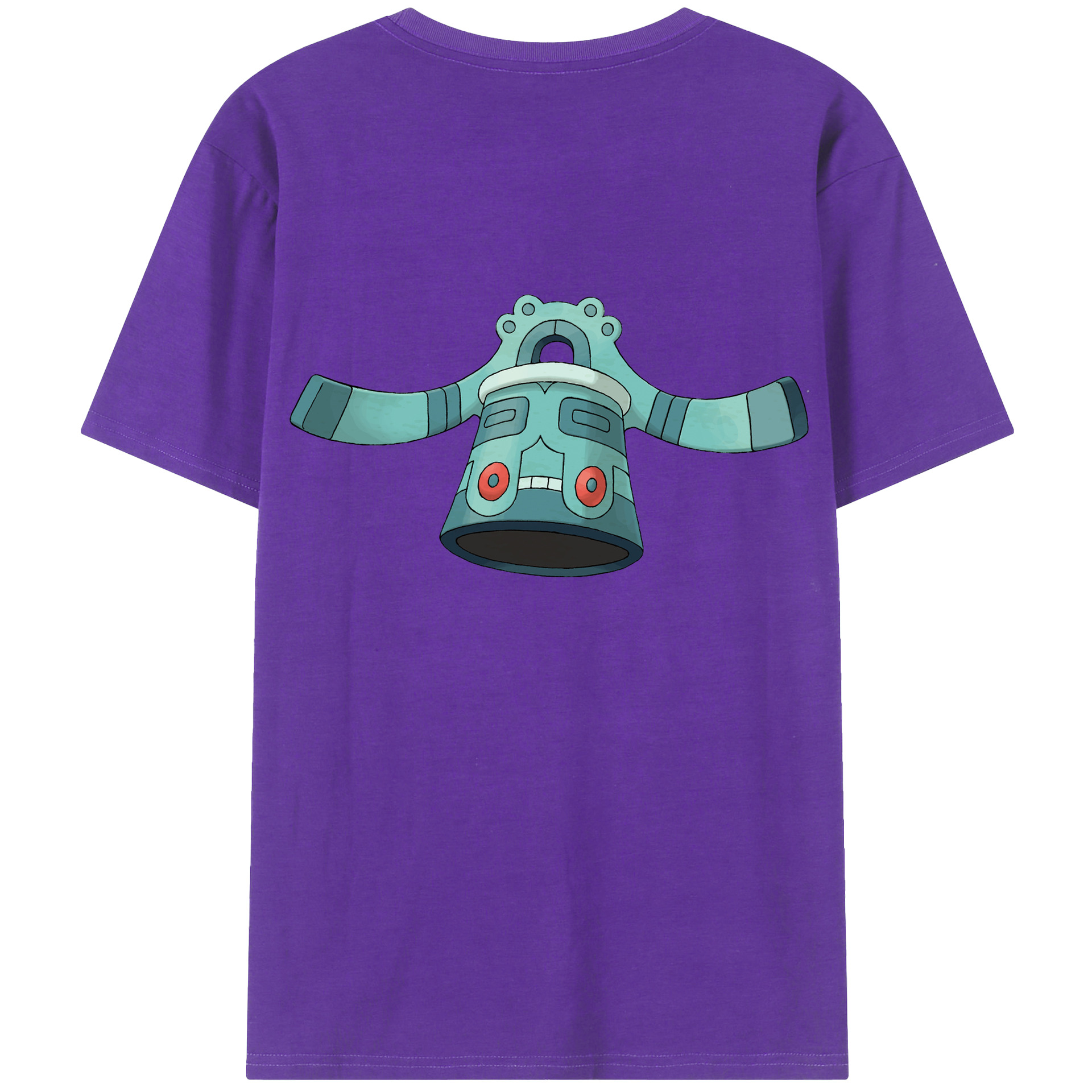 （画像用） ポケットモンスター Pokémon 綿100％ メンズ半袖Tシャツ（バックプリント） 通気性