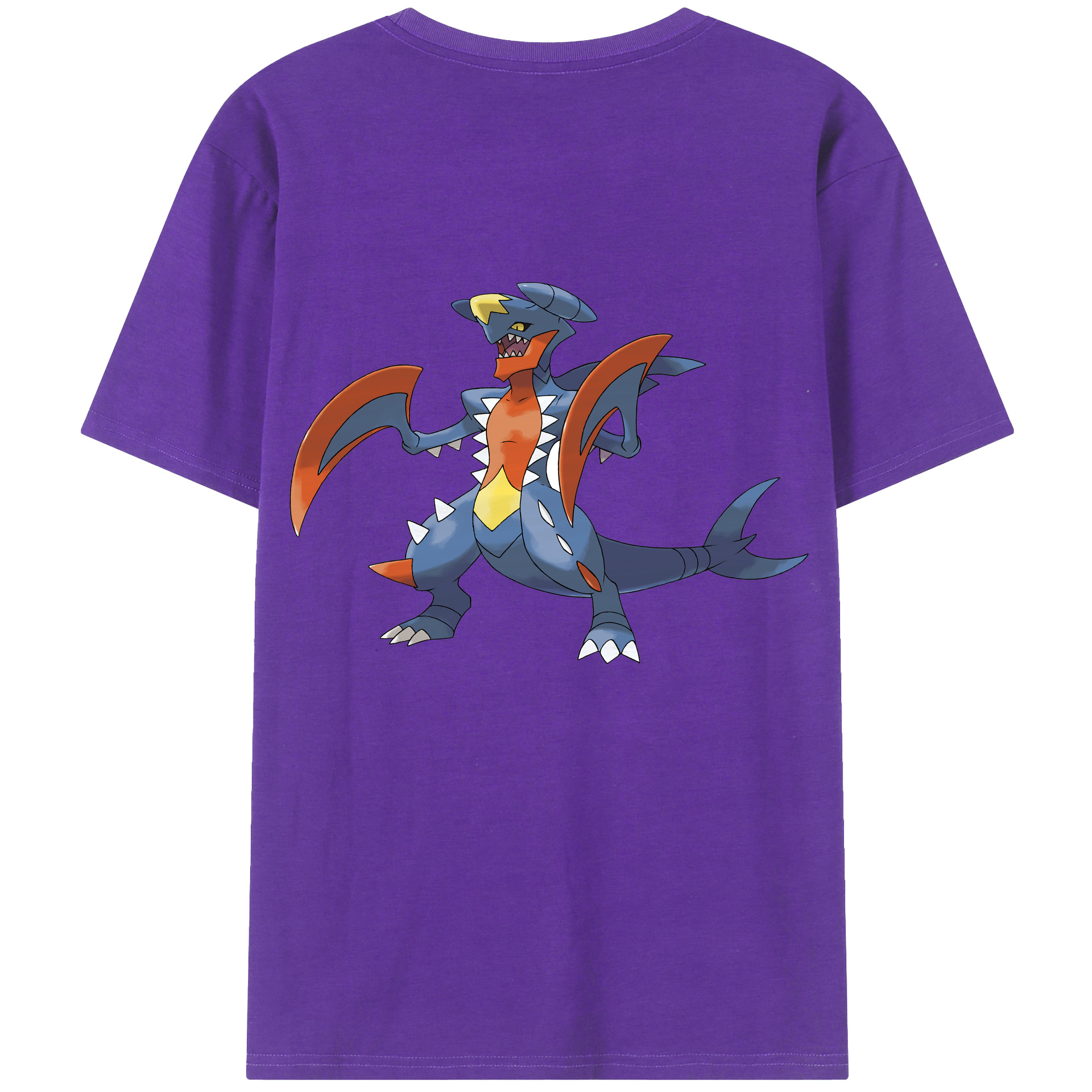 （画像用） ポケットモンスター Pokémon 綿100％ メンズ半袖Tシャツ（バックプリント） 通気性