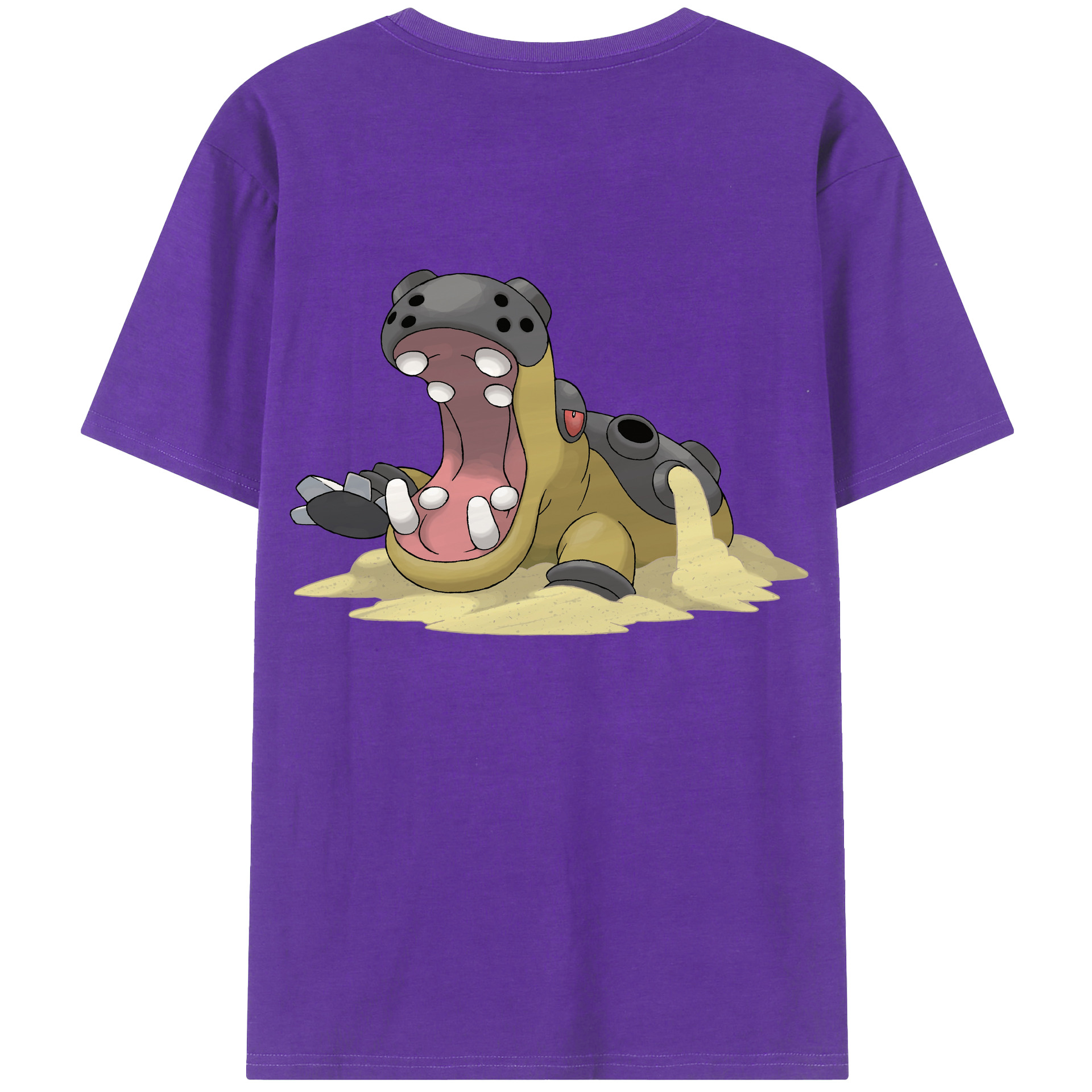 （画像用） ポケットモンスター Pokémon 綿100％ メンズ半袖Tシャツ（バックプリント） 通気性