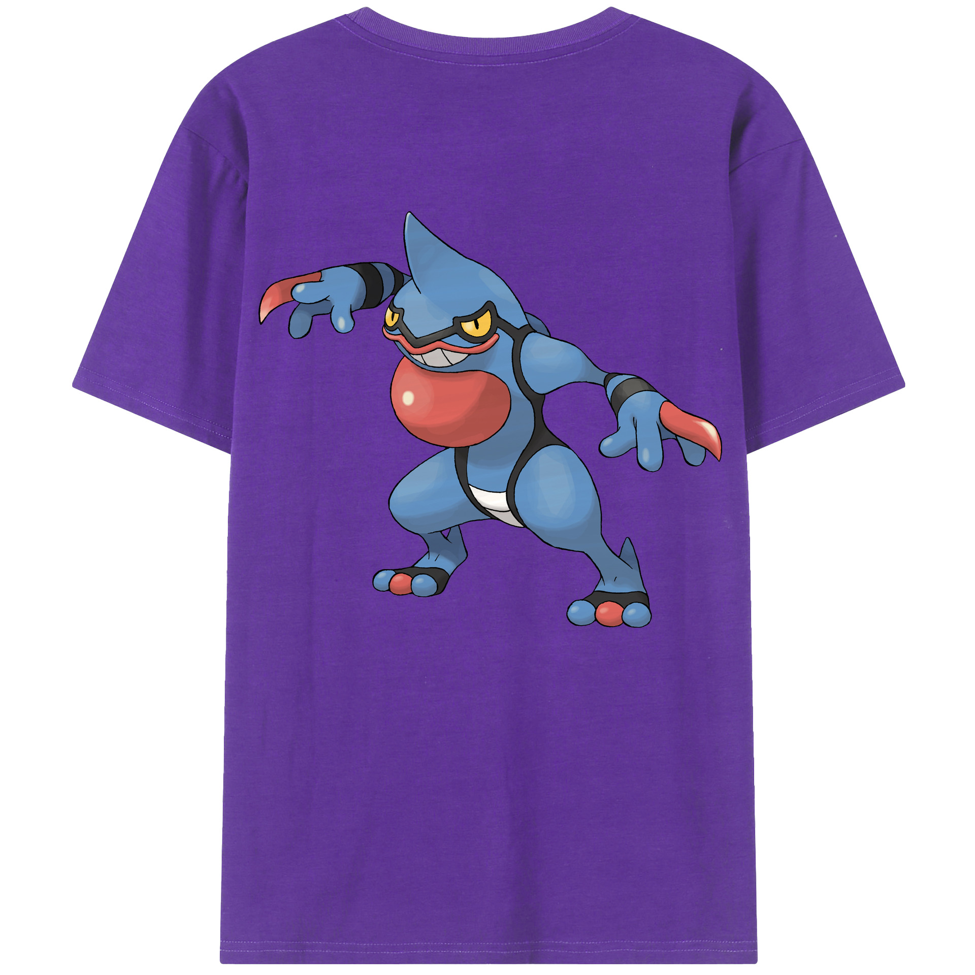 （画像用） ポケットモンスター Pokémon 綿100％ メンズ半袖Tシャツ（バックプリント） 通気性