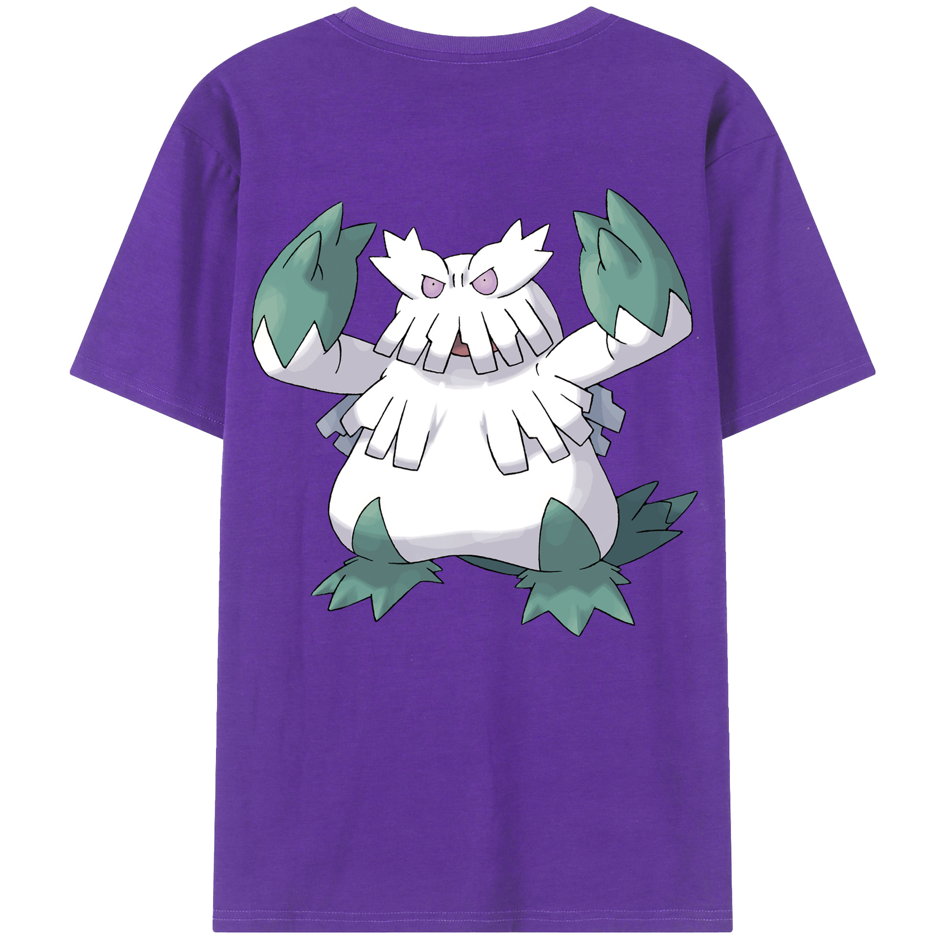 （画像用） ポケットモンスター Pokémon 綿100％ メンズ半袖Tシャツ（バックプリント） 通気性
