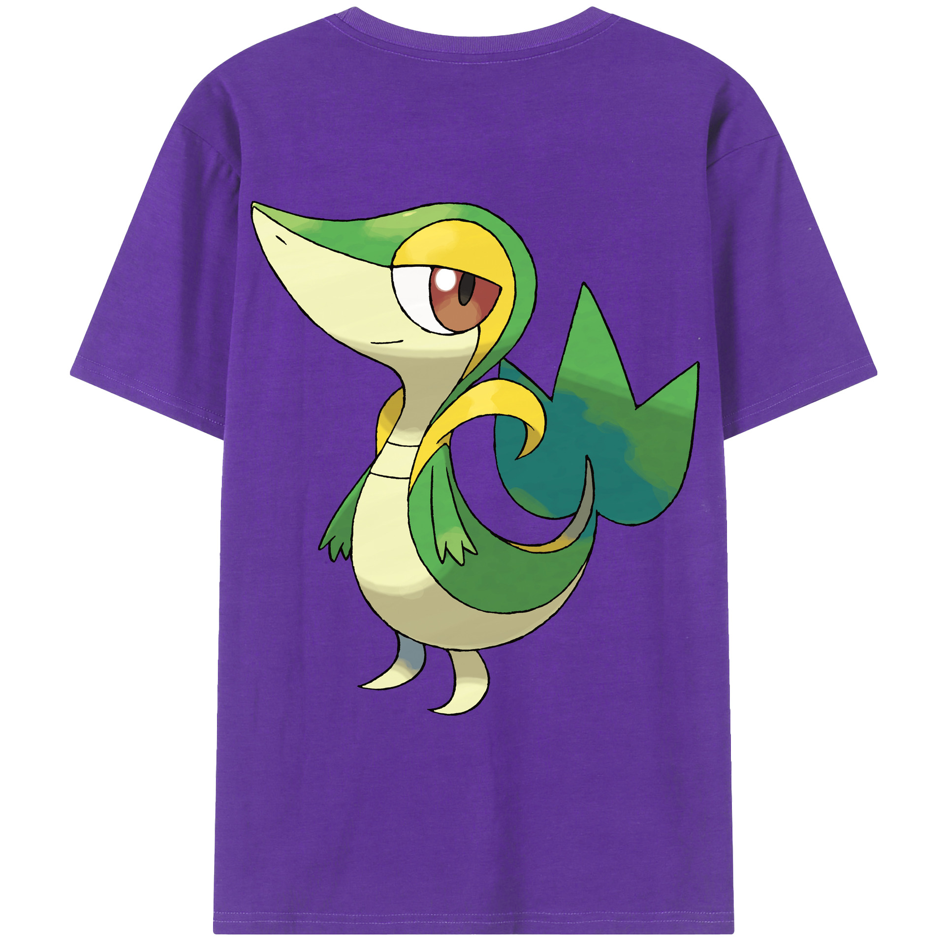 （画像用） ポケットモンスター Pokémon 綿100％ メンズ半袖Tシャツ（バックプリント） 通気性