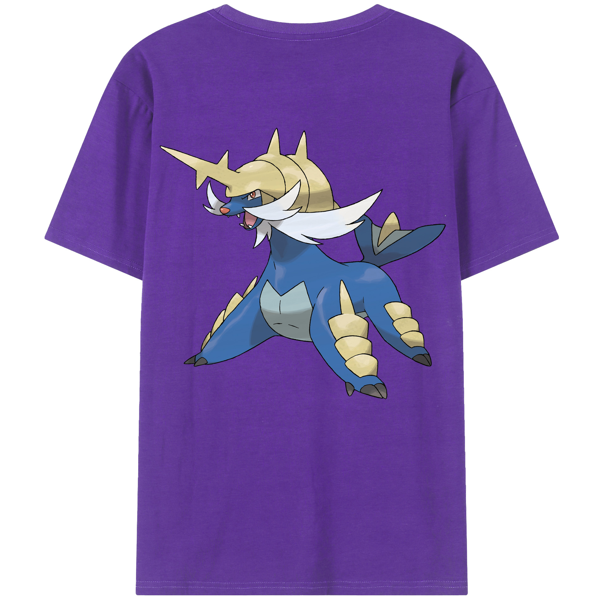 （画像用） ポケットモンスター Pokémon 綿100％ メンズ半袖Tシャツ（バックプリント） 通気性