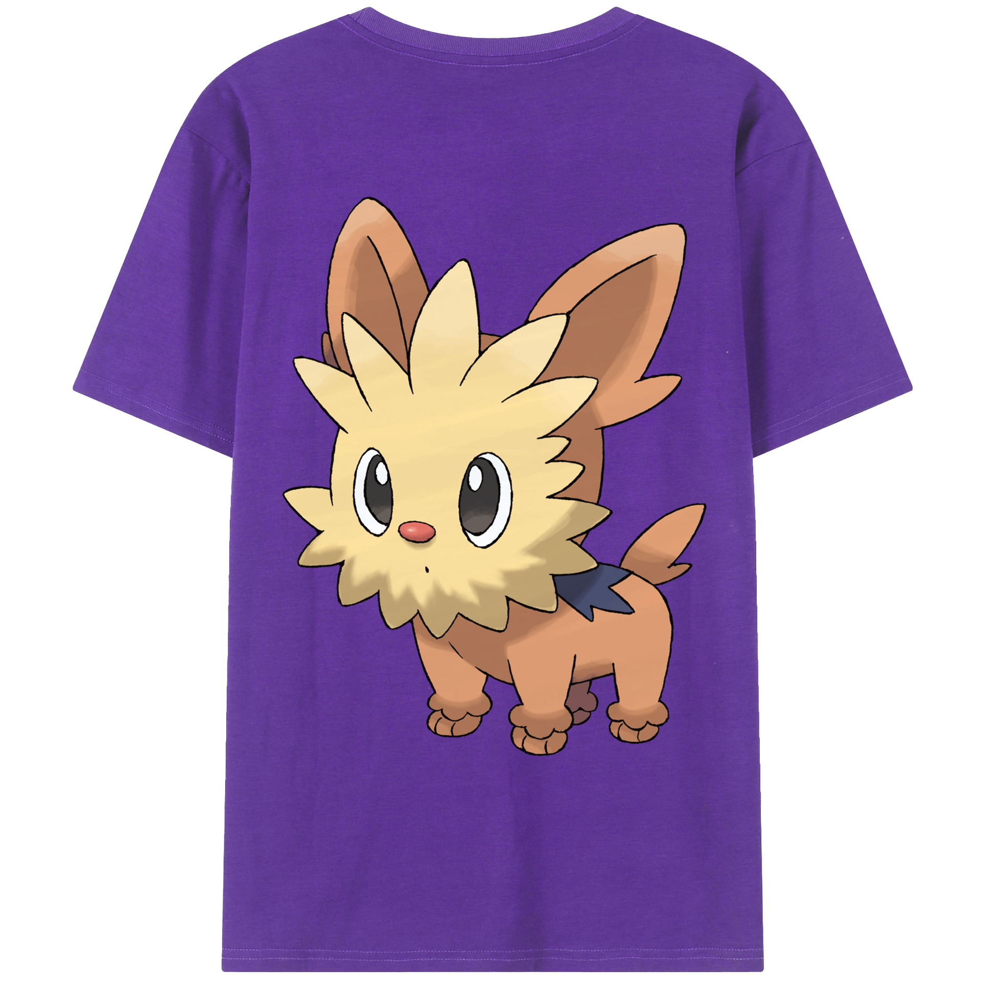 （画像用） ポケットモンスター Pokémon 綿100％ メンズ半袖Tシャツ（バックプリント） 通気性
