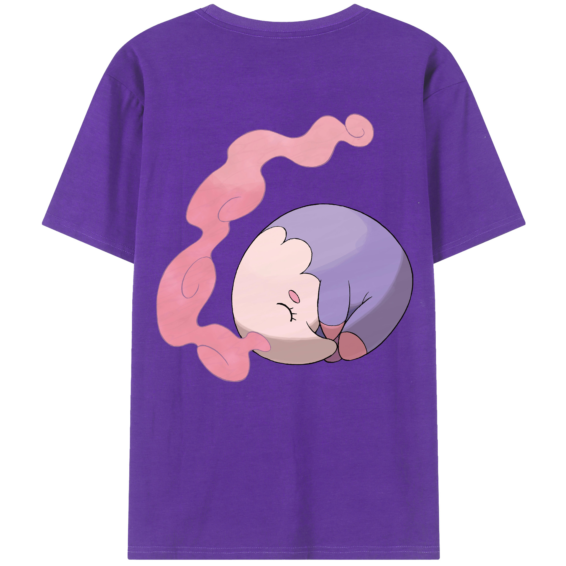 （画像用） ポケットモンスター Pokémon 綿100％ メンズ半袖Tシャツ（バックプリント） 通気性