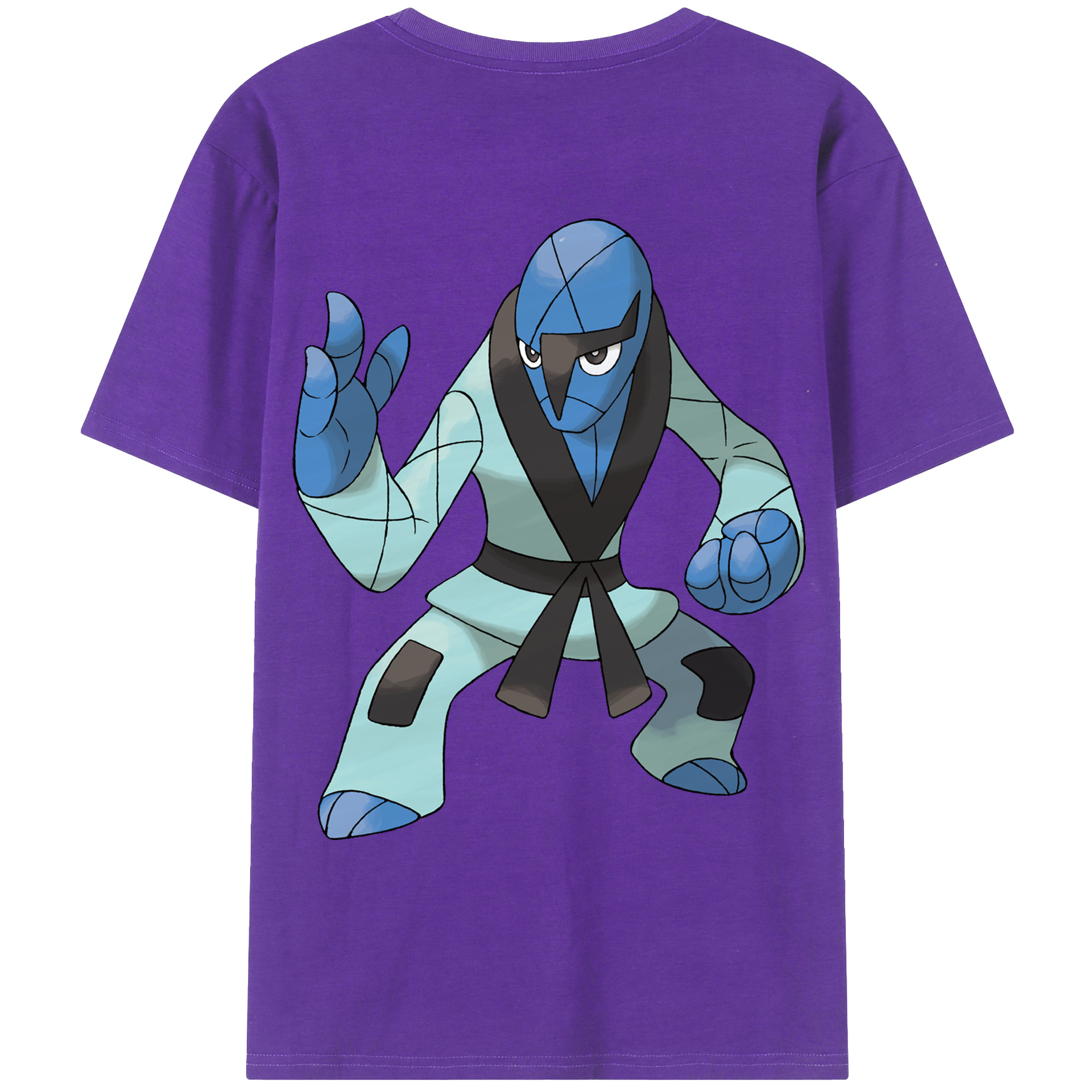 （画像用） ポケットモンスター Pokémon 綿100％ メンズ半袖Tシャツ（バックプリント） 通気性