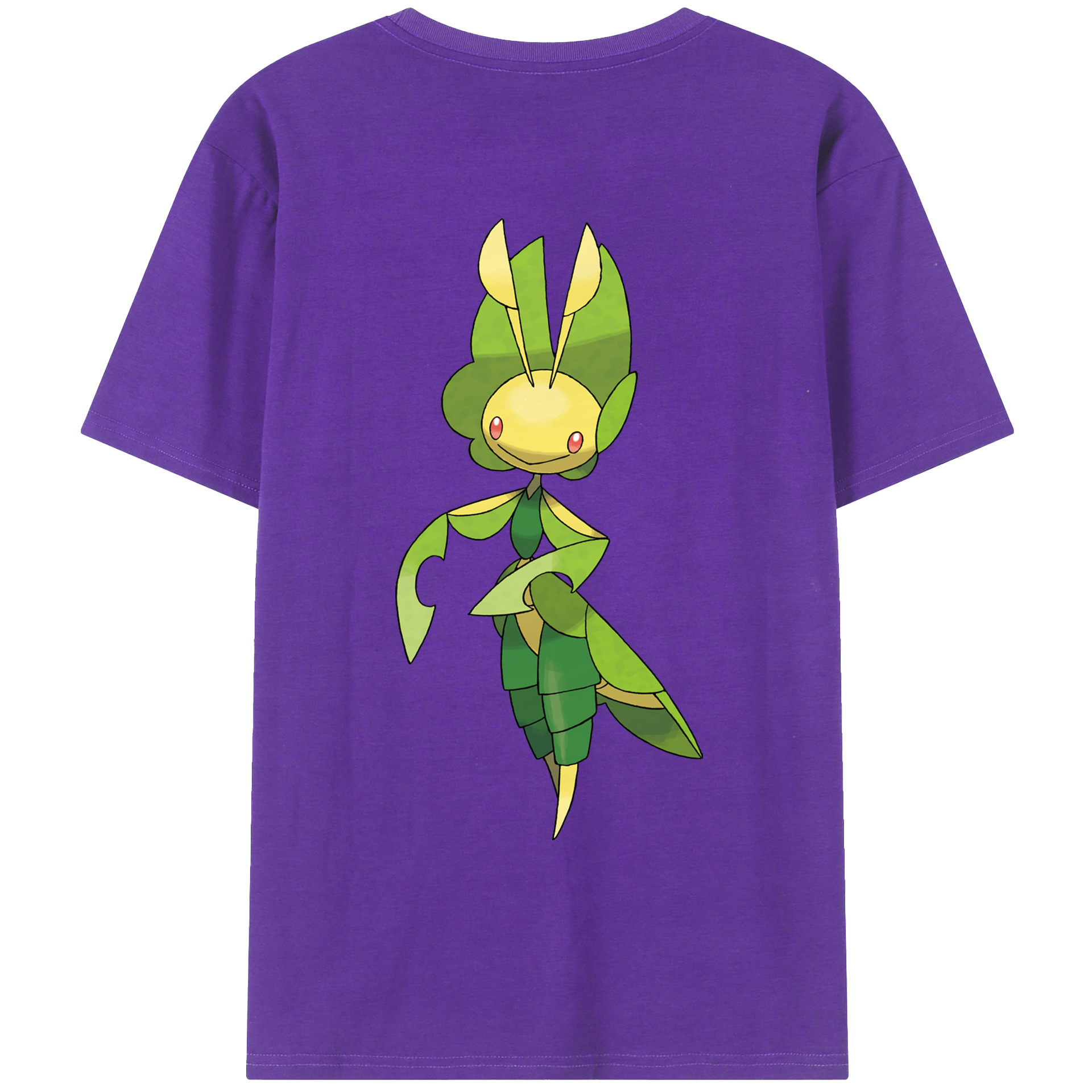 （画像用） ポケットモンスター Pokémon 綿100％ メンズ半袖Tシャツ（バックプリント） 通気性