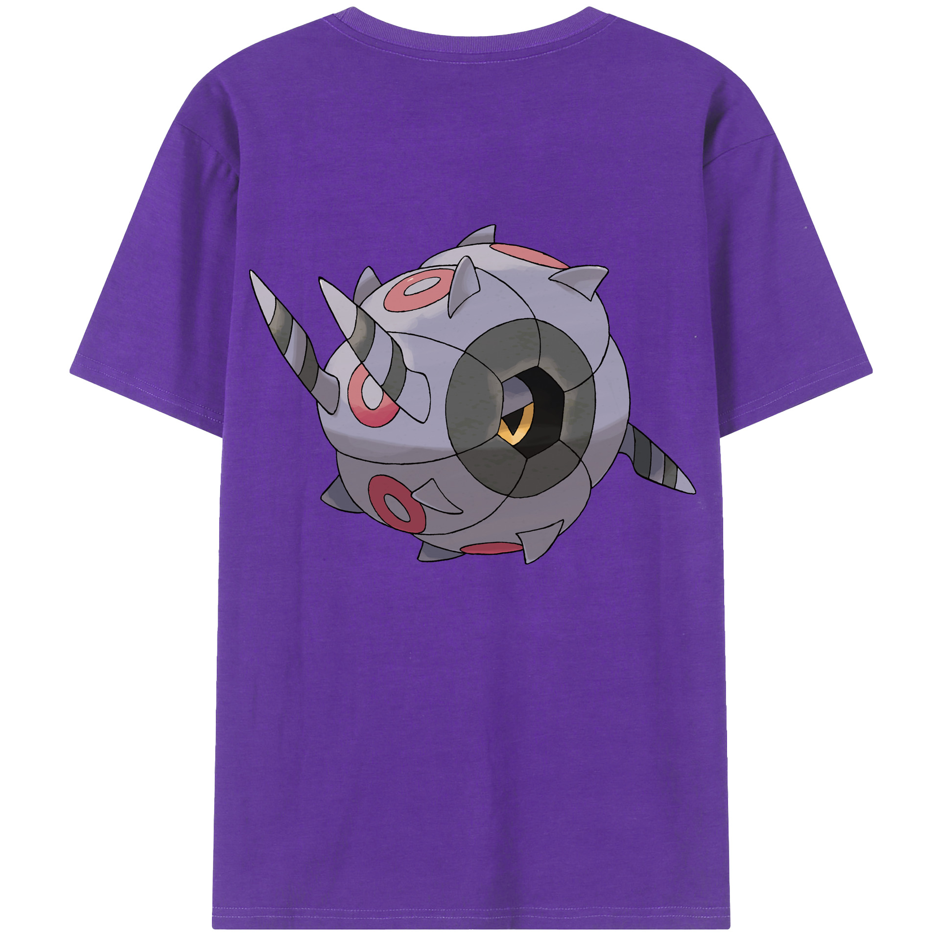 （画像用） ポケットモンスター Pokémon 綿100％ メンズ半袖Tシャツ（バックプリント） 通気性