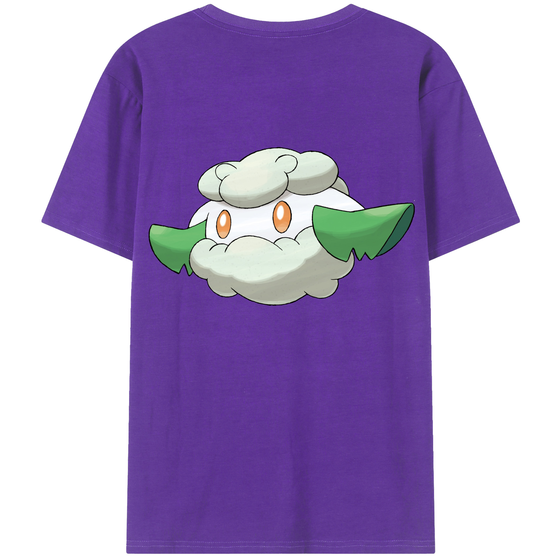 （画像用） ポケットモンスター Pokémon 綿100％ メンズ半袖Tシャツ（バックプリント） 通気性