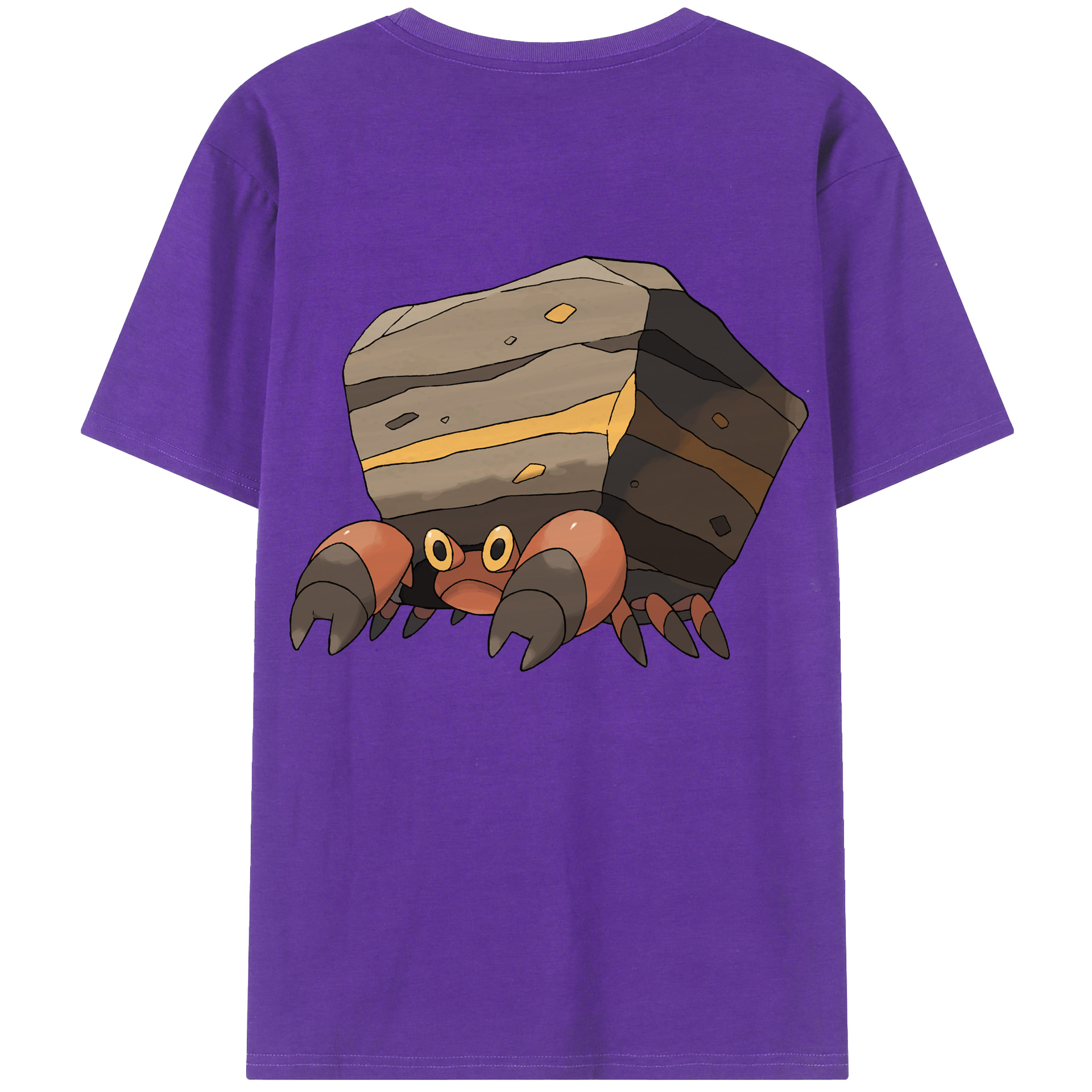 （画像用） ポケットモンスター Pokémon 綿100％ メンズ半袖Tシャツ（バックプリント） 通気性
