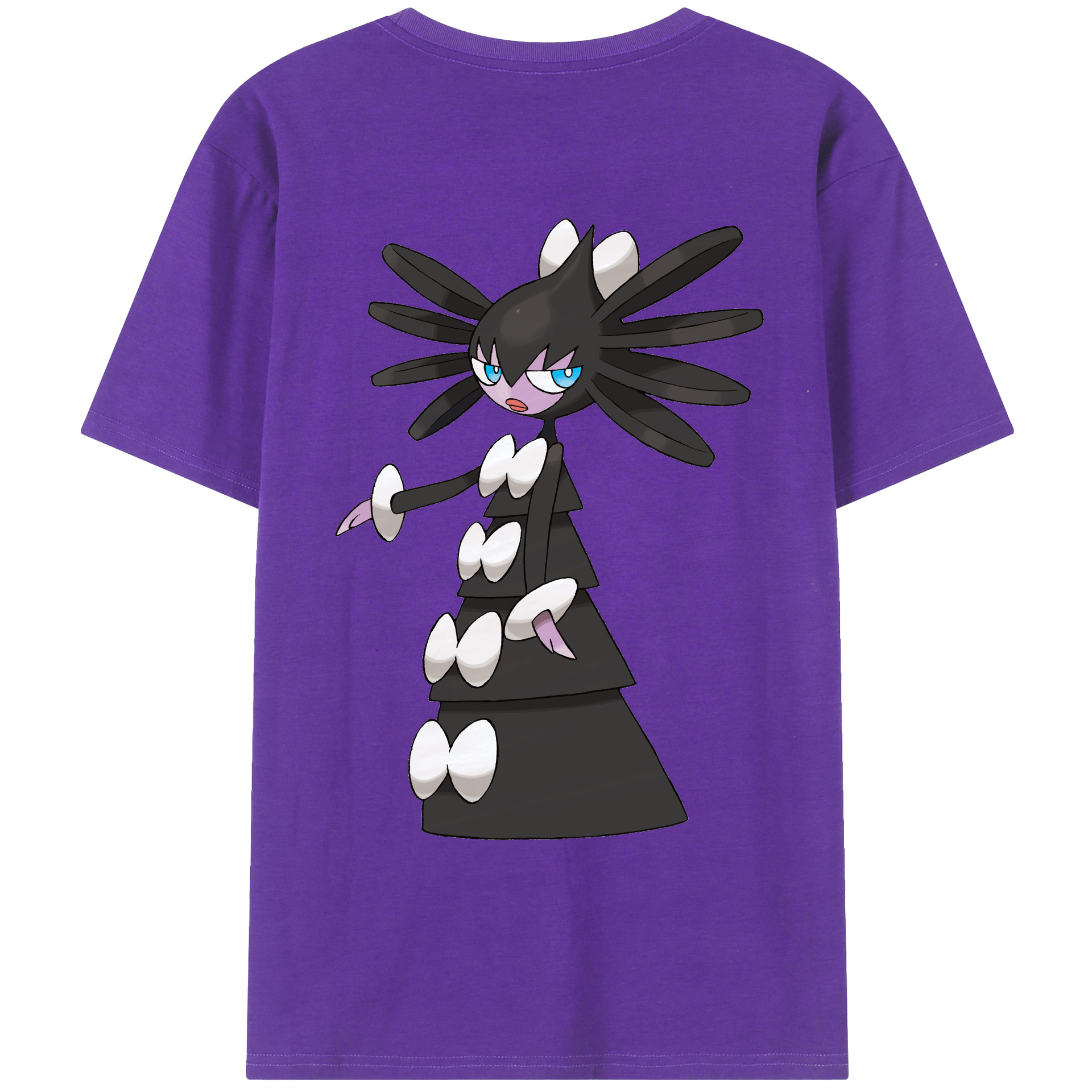 （画像用） ポケットモンスター Pokémon 綿100％ メンズ半袖Tシャツ（バックプリント） 通気性