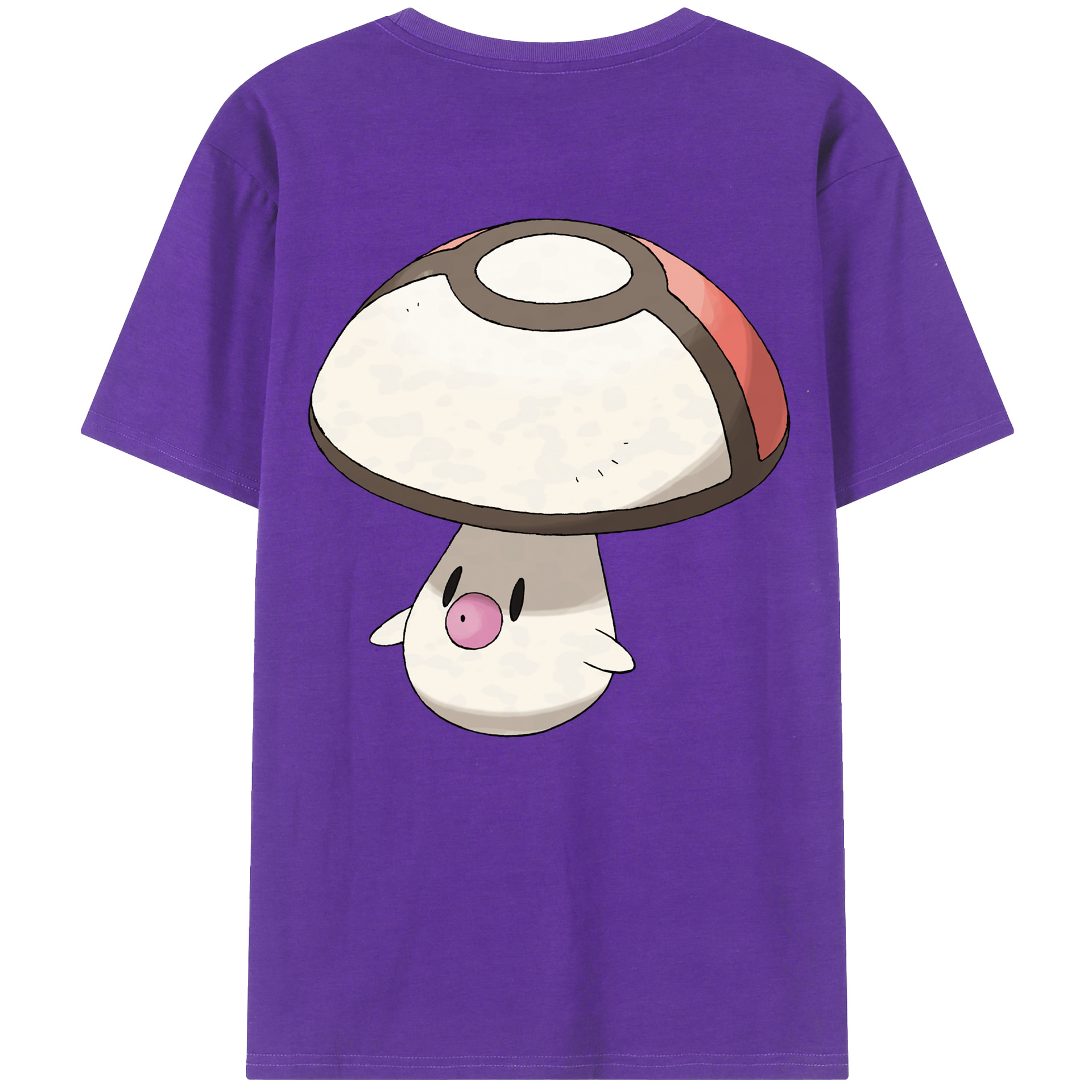 （画像用） ポケットモンスター Pokémon 綿100％ メンズ半袖Tシャツ（バックプリント） 通気性
