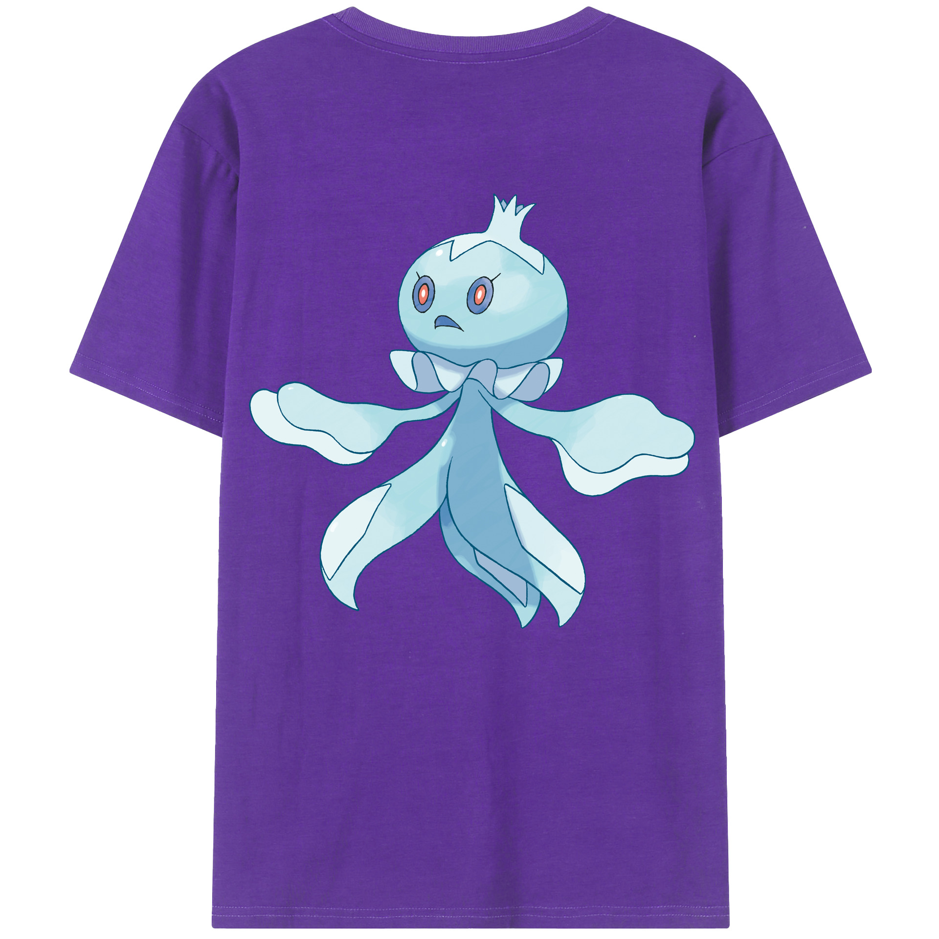 （画像用） ポケットモンスター Pokémon 綿100％ メンズ半袖Tシャツ（バックプリント） 通気性