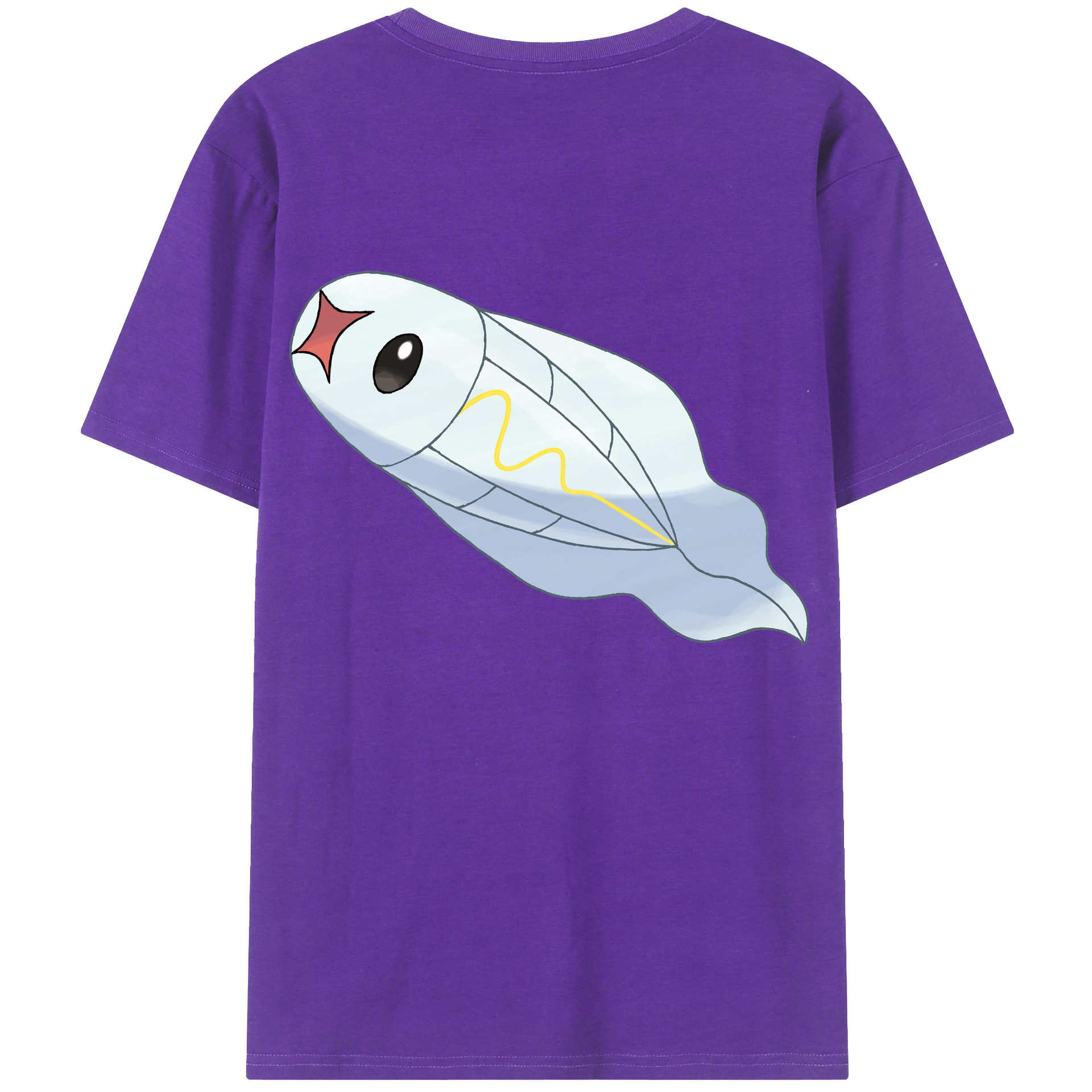（画像用） ポケットモンスター Pokémon 綿100％ メンズ半袖Tシャツ（バックプリント） 通気性