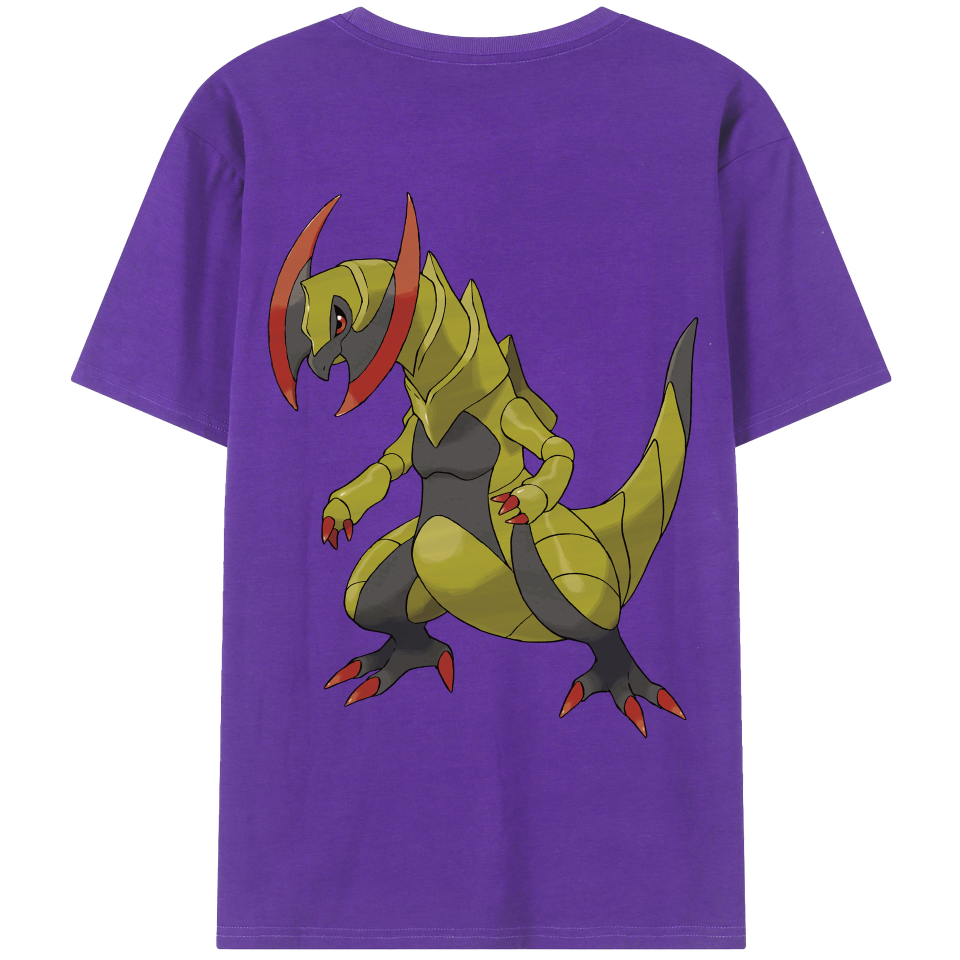 （画像用） ポケットモンスター Pokémon 綿100％ メンズ半袖Tシャツ（バックプリント） 通気性