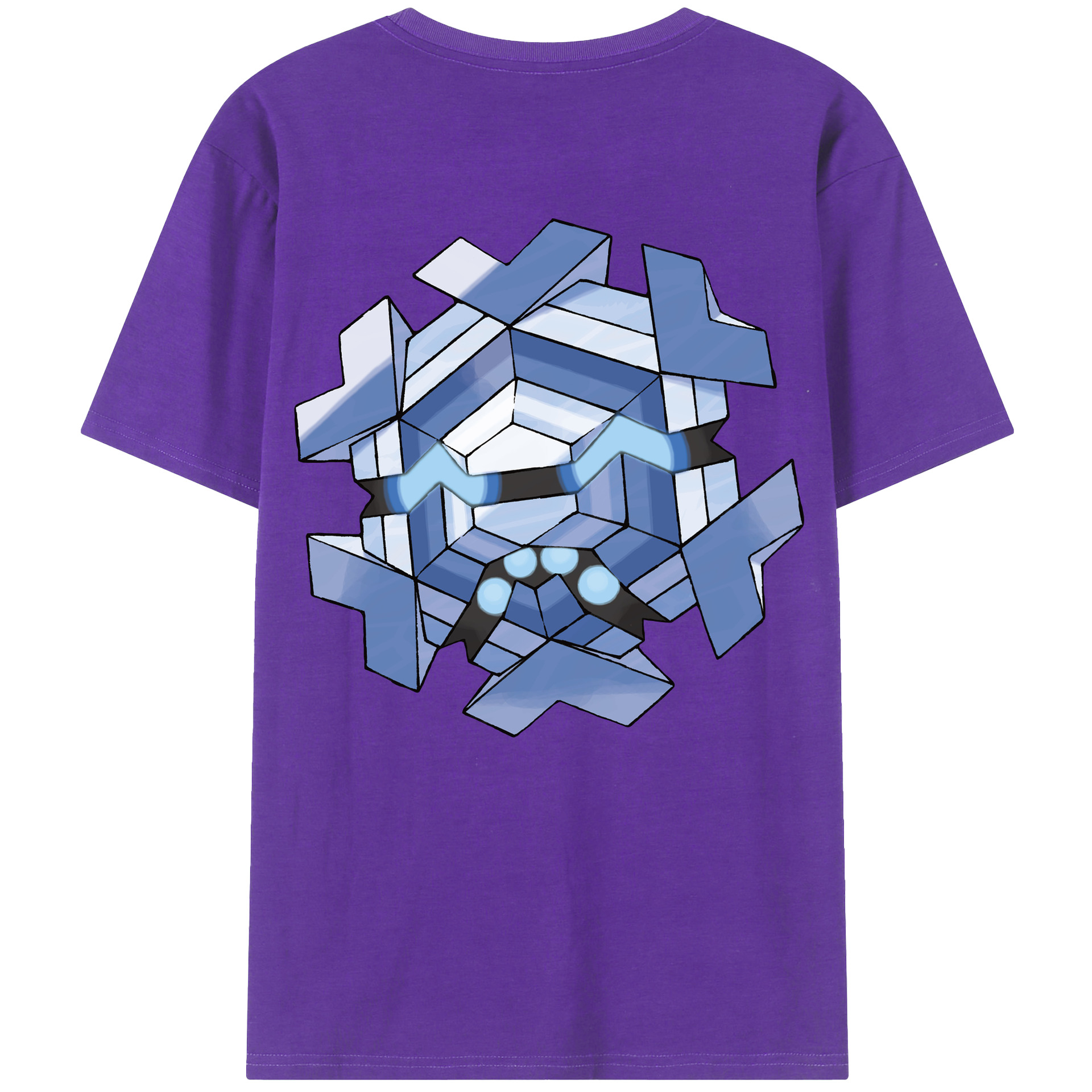 （画像用） ポケットモンスター Pokémon 綿100％ メンズ半袖Tシャツ（バックプリント） 通気性