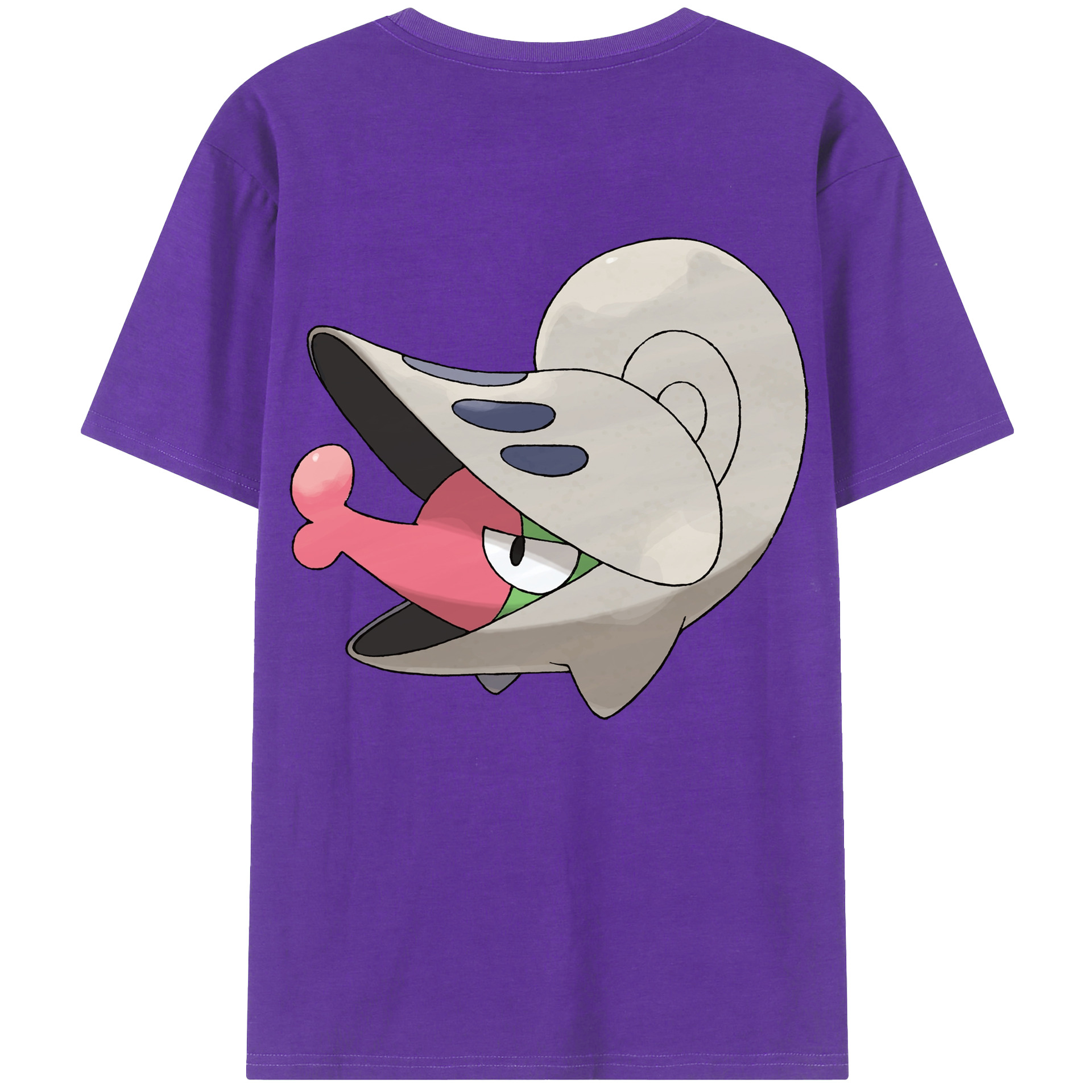 （画像用） ポケットモンスター Pokémon 綿100％ メンズ半袖Tシャツ（バックプリント） 通気性