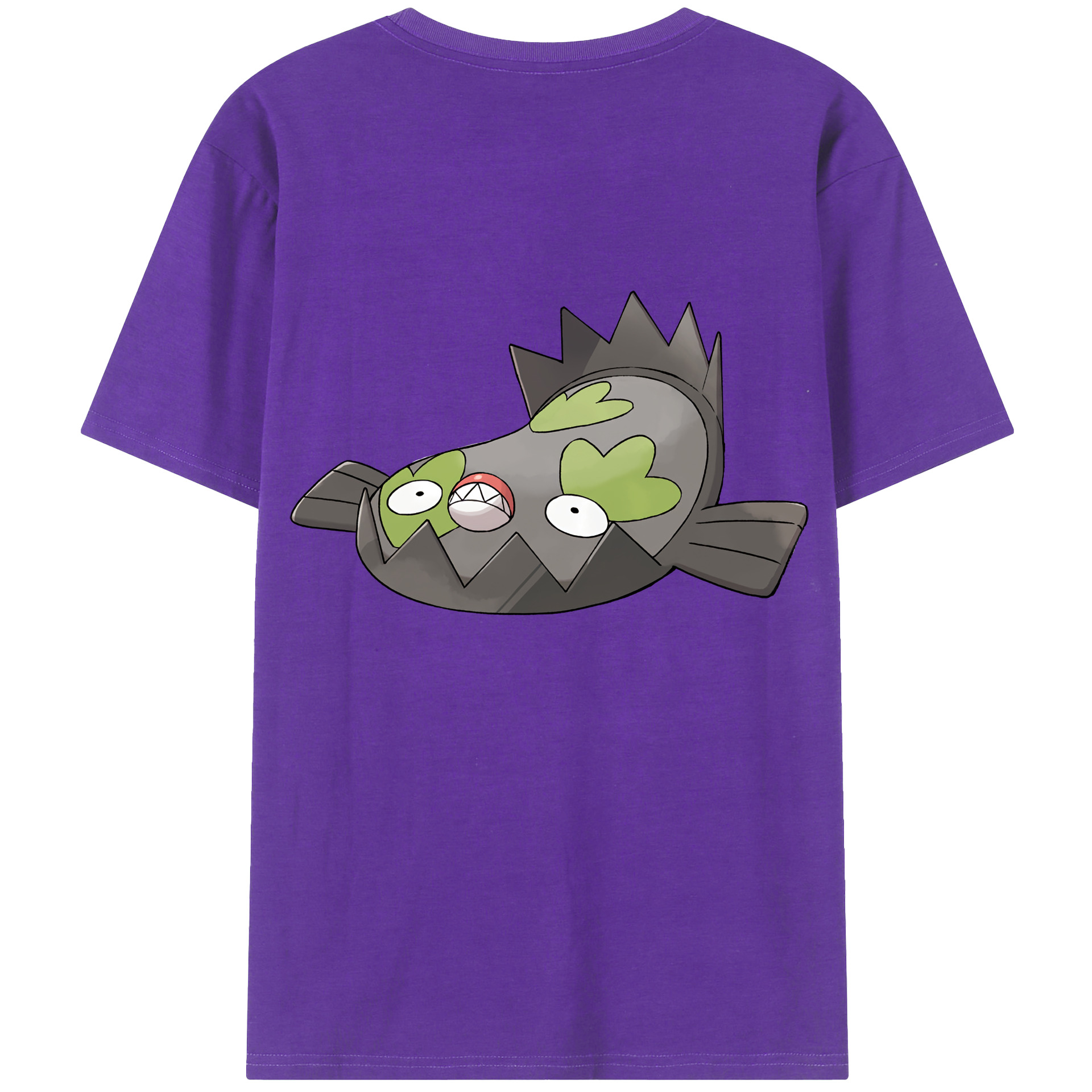 （画像用） ポケットモンスター Pokémon 綿100％ メンズ半袖Tシャツ（バックプリント） 通気性