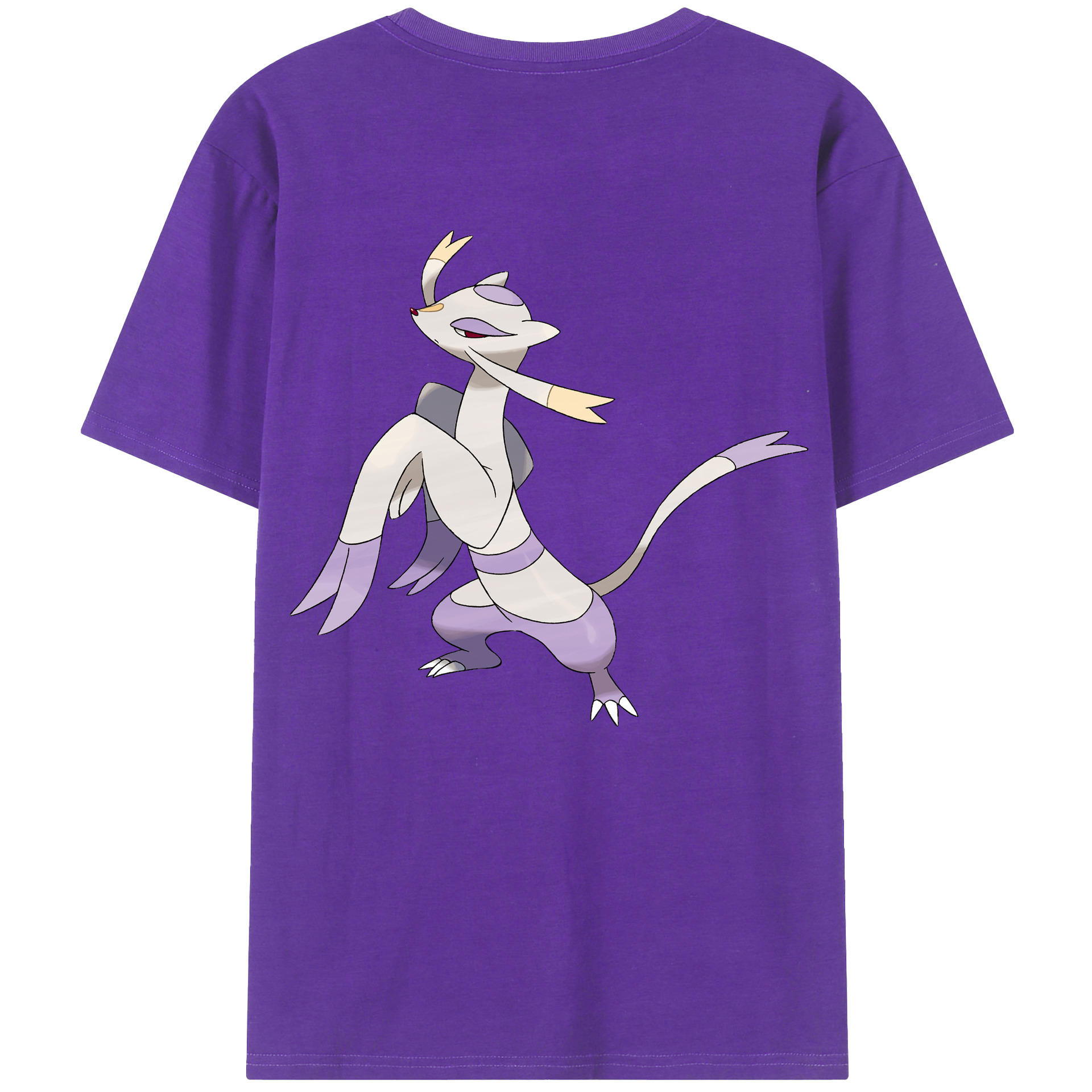 （画像用） ポケットモンスター Pokémon 綿100％ メンズ半袖Tシャツ（バックプリント） 通気性