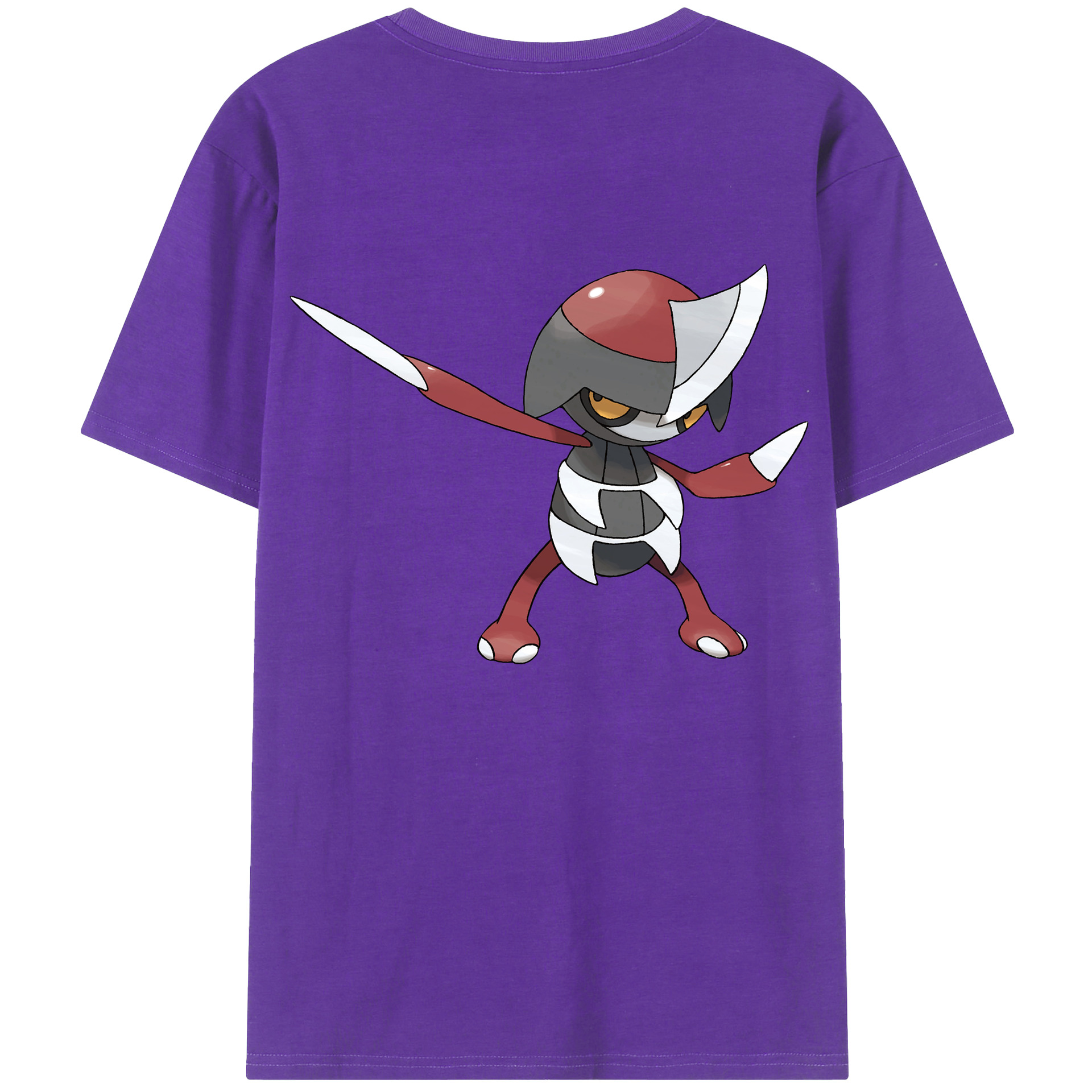（画像用） ポケットモンスター Pokémon 綿100％ メンズ半袖Tシャツ（バックプリント） 通気性