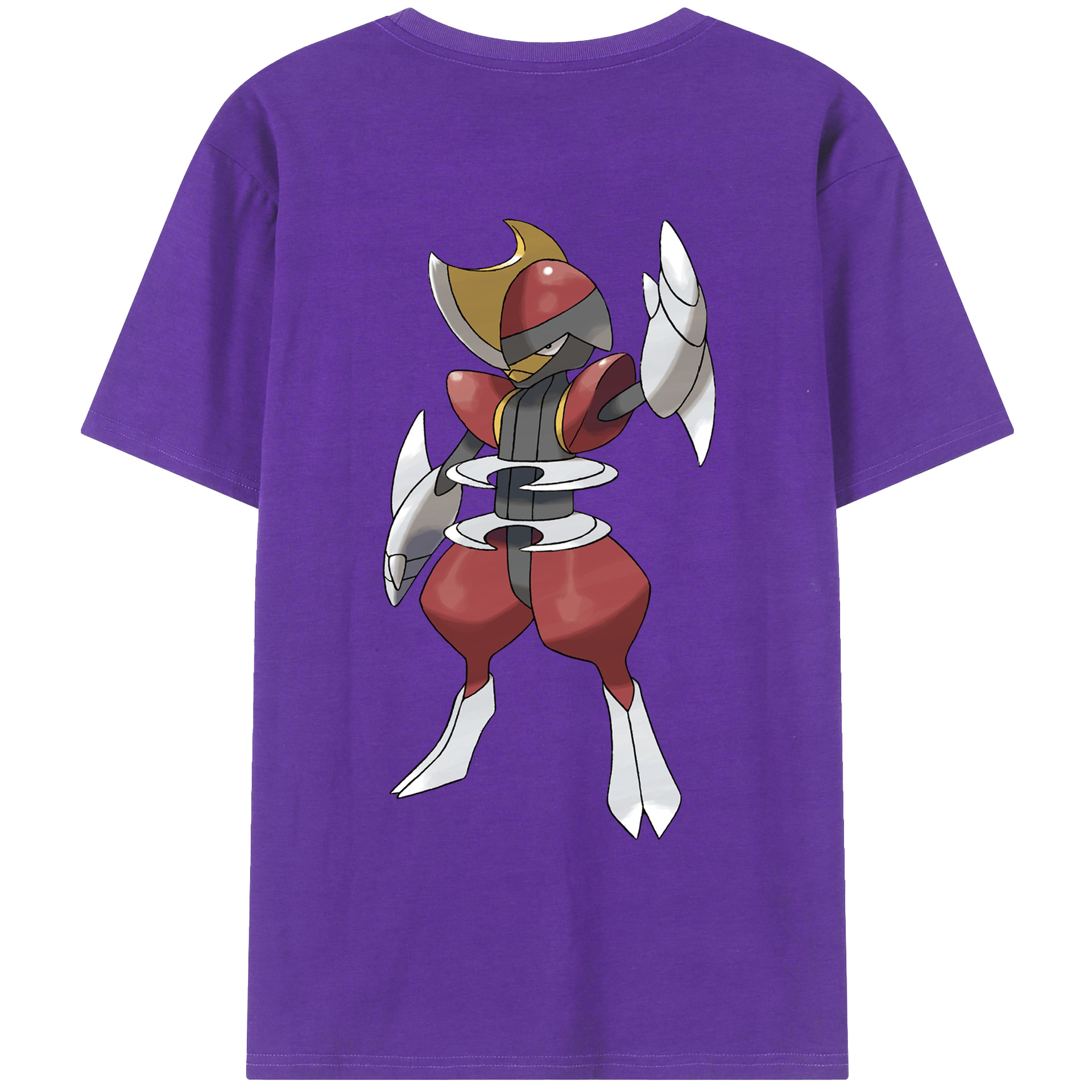 （画像用） ポケットモンスター Pokémon 綿100％ メンズ半袖Tシャツ（バックプリント） 通気性