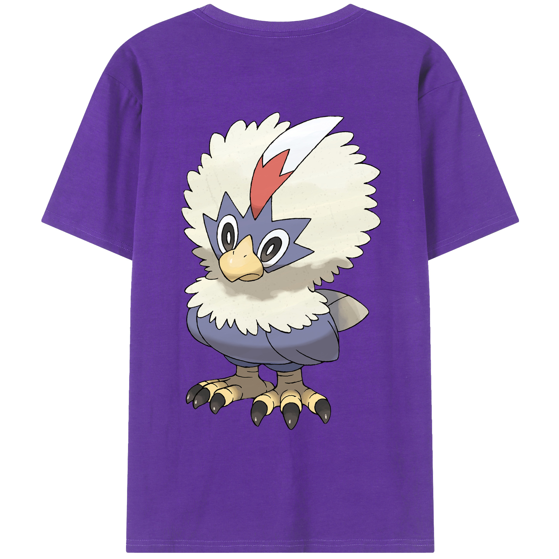 （画像用） ポケットモンスター Pokémon 綿100％ メンズ半袖Tシャツ（バックプリント） 通気性