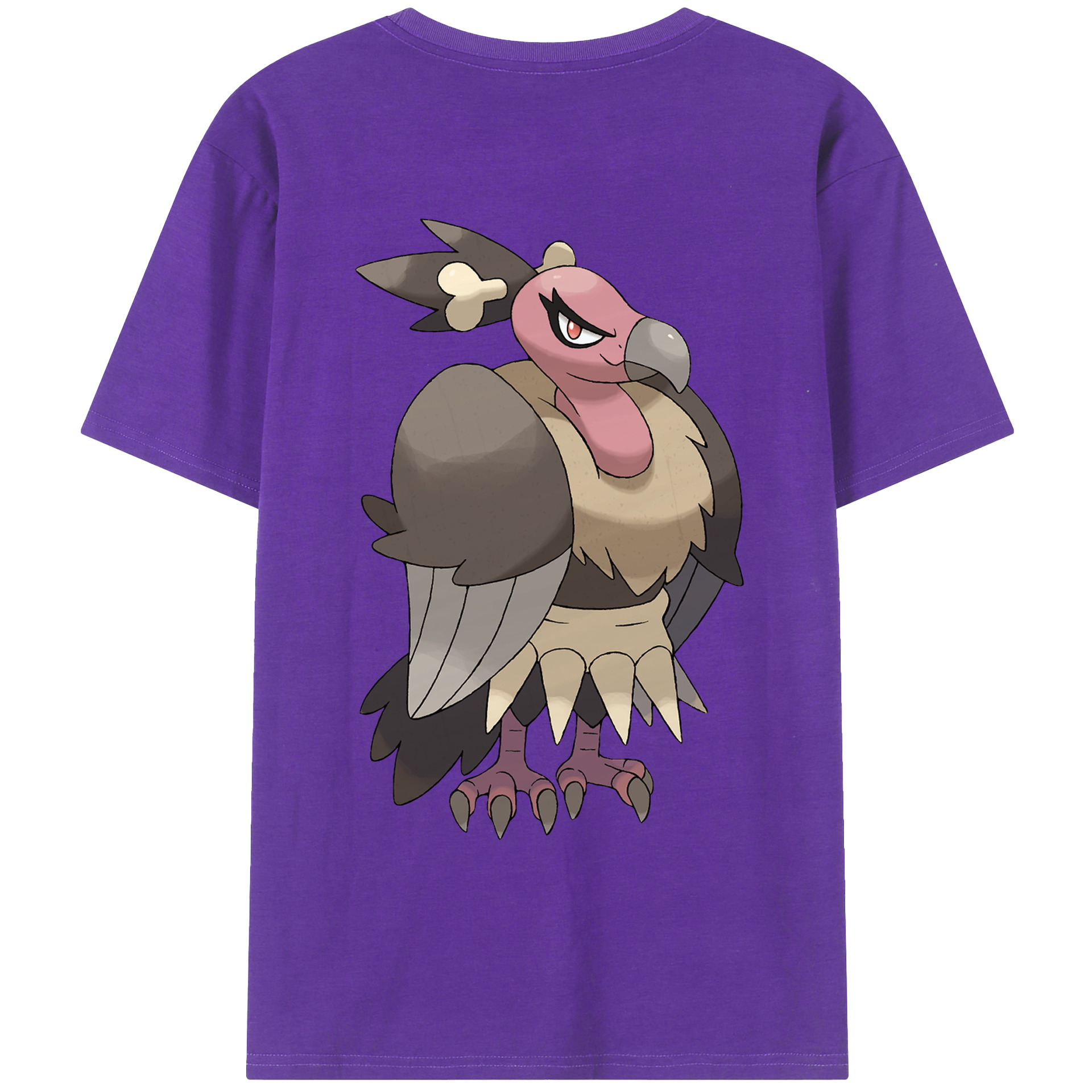 （画像用） ポケットモンスター Pokémon 綿100％ メンズ半袖Tシャツ（バックプリント） 通気性