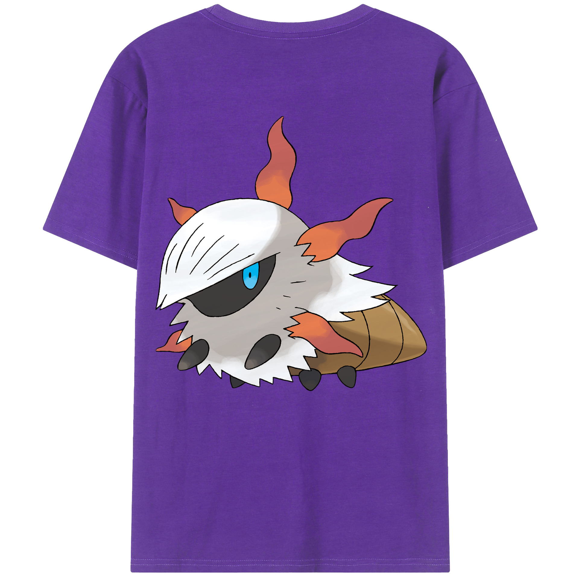（画像用） ポケットモンスター Pokémon 綿100％ メンズ半袖Tシャツ（バックプリント） 通気性